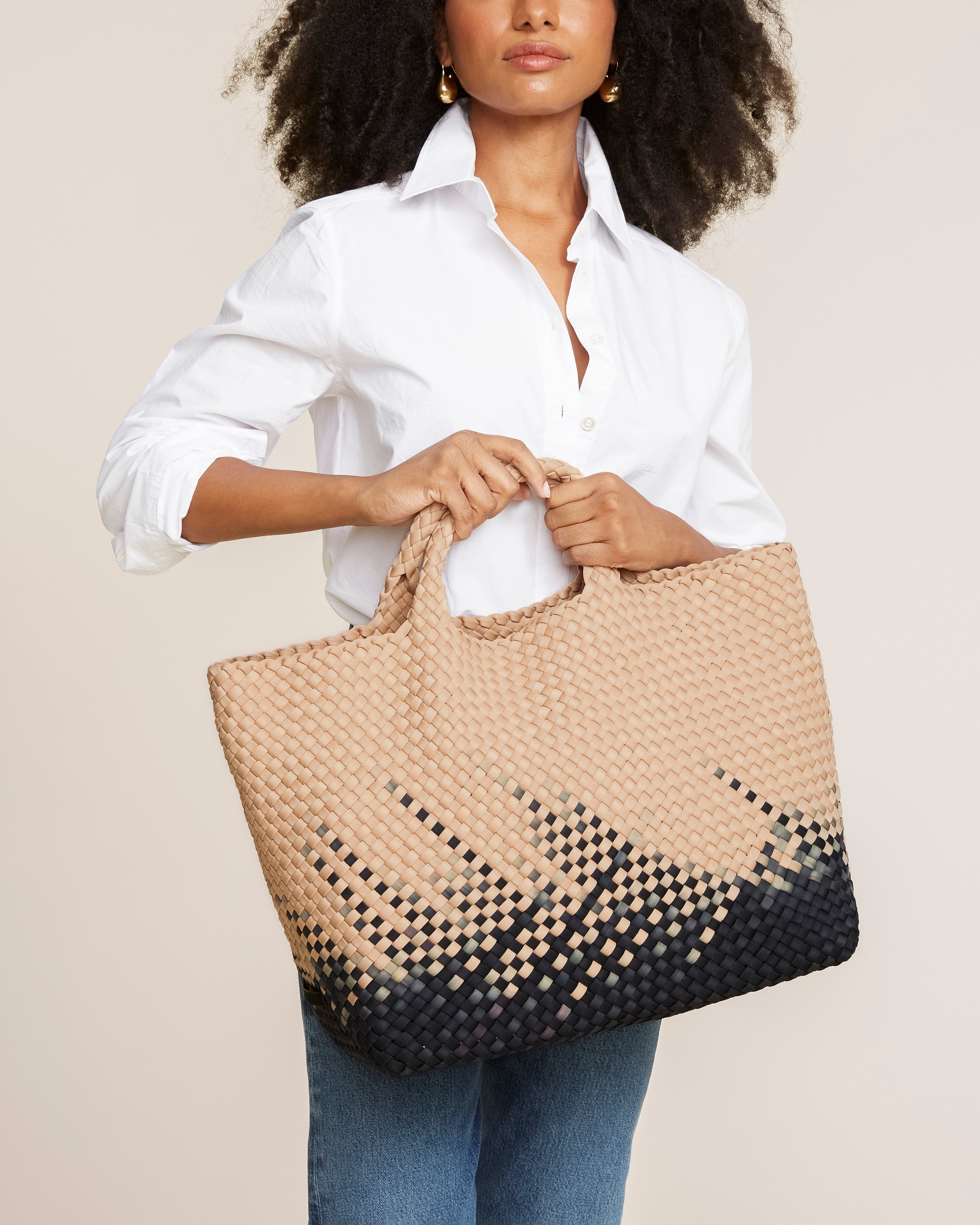 St. Barths Large Tote Graphic Ombre | Paz | Pouch