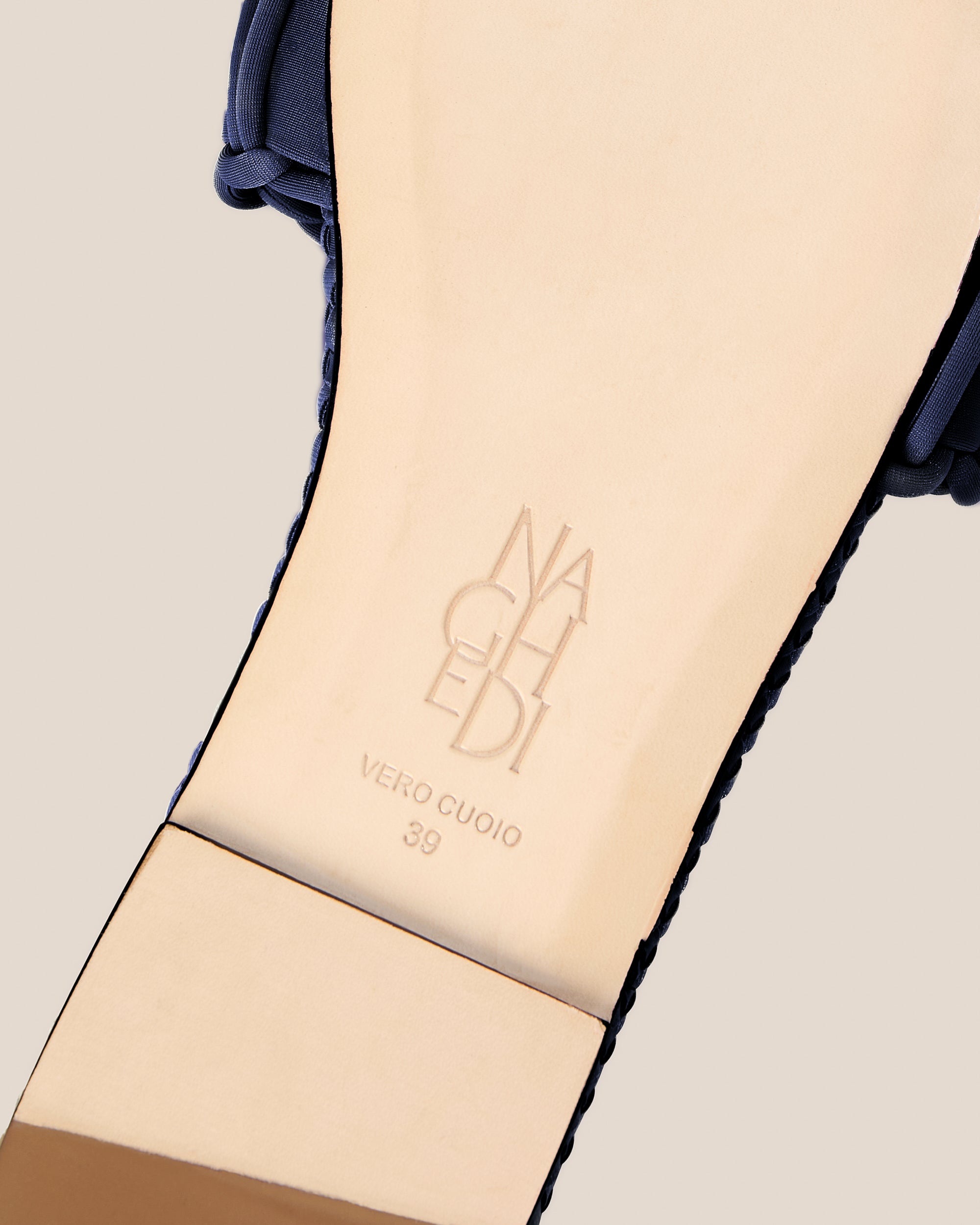 Athens Slide in Ink Blue | Sole