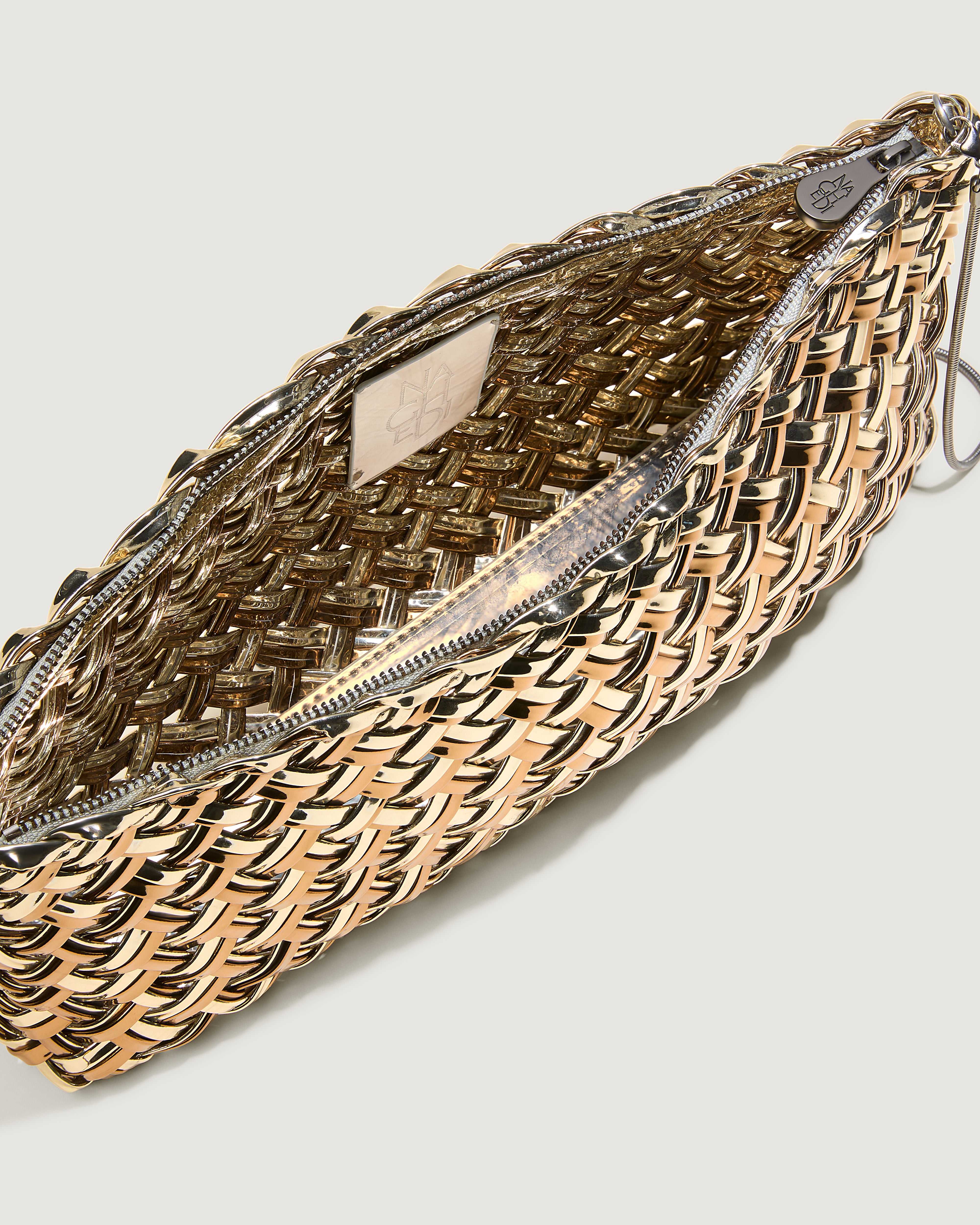 Gala Clutch Double Weave Metallic | Biarritz