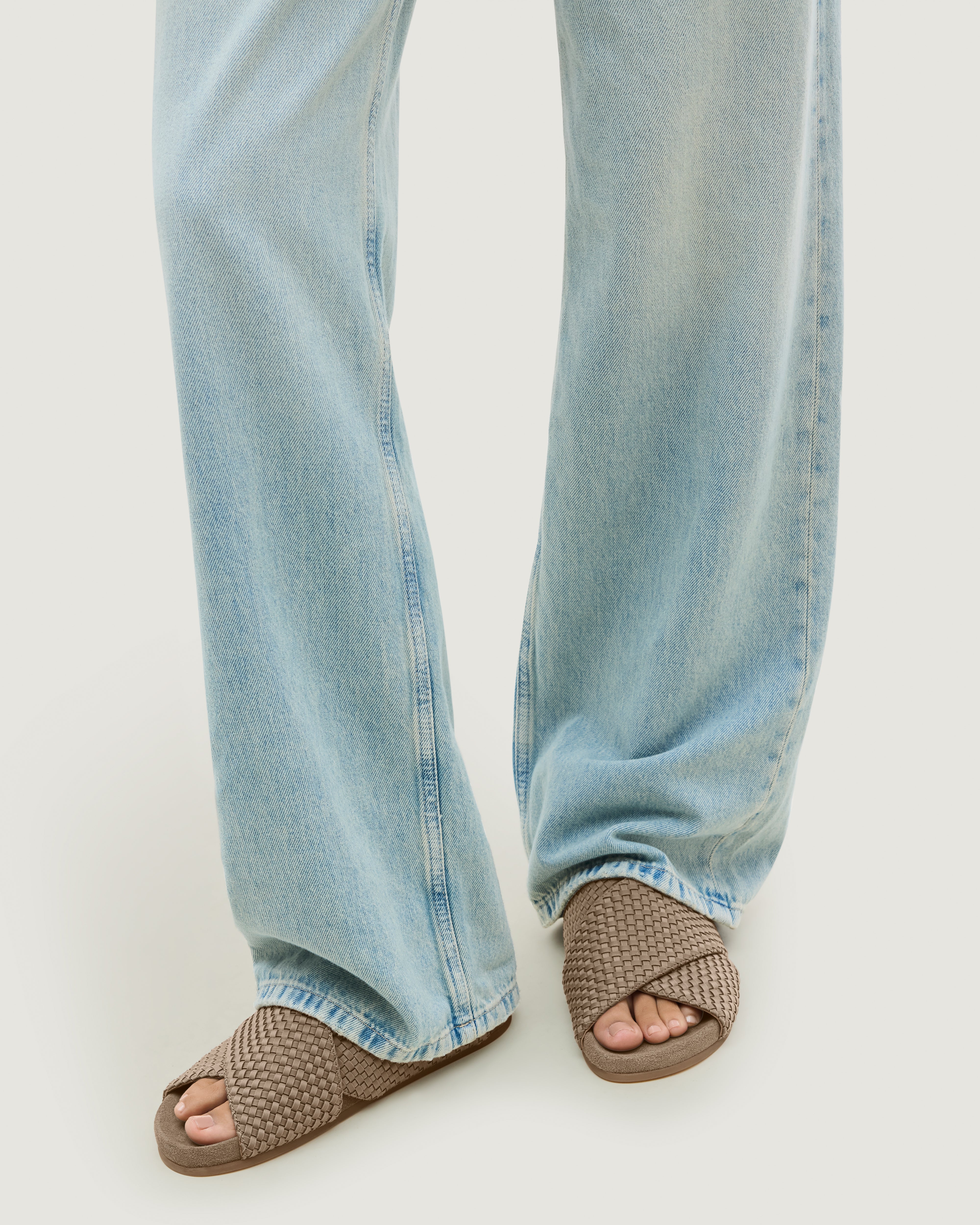 The Geneva Slide in Cashmere shown on model.