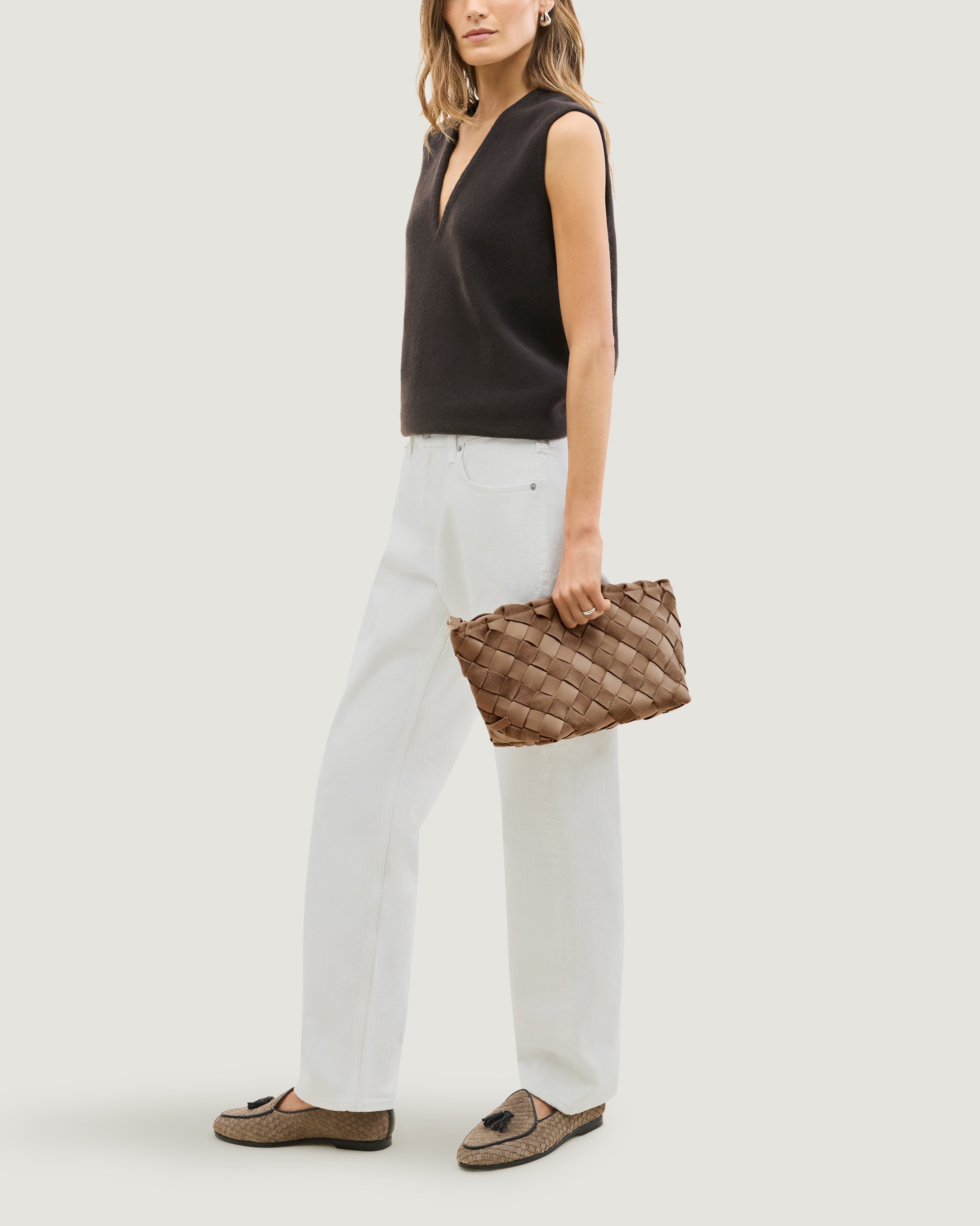 St. Barths Small Tote | Chocolate