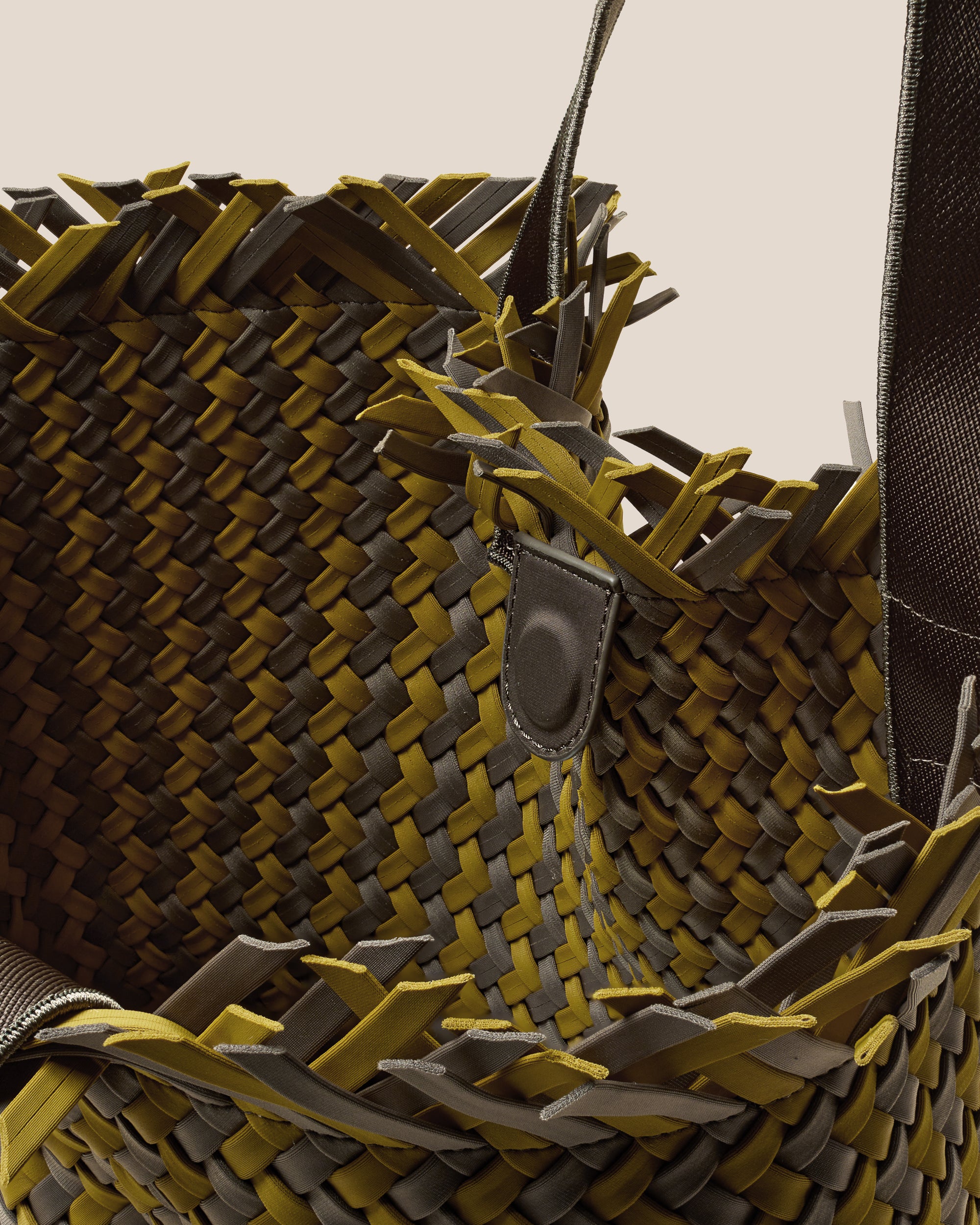 Havana Large Tote Basketweave in Palma | Interior