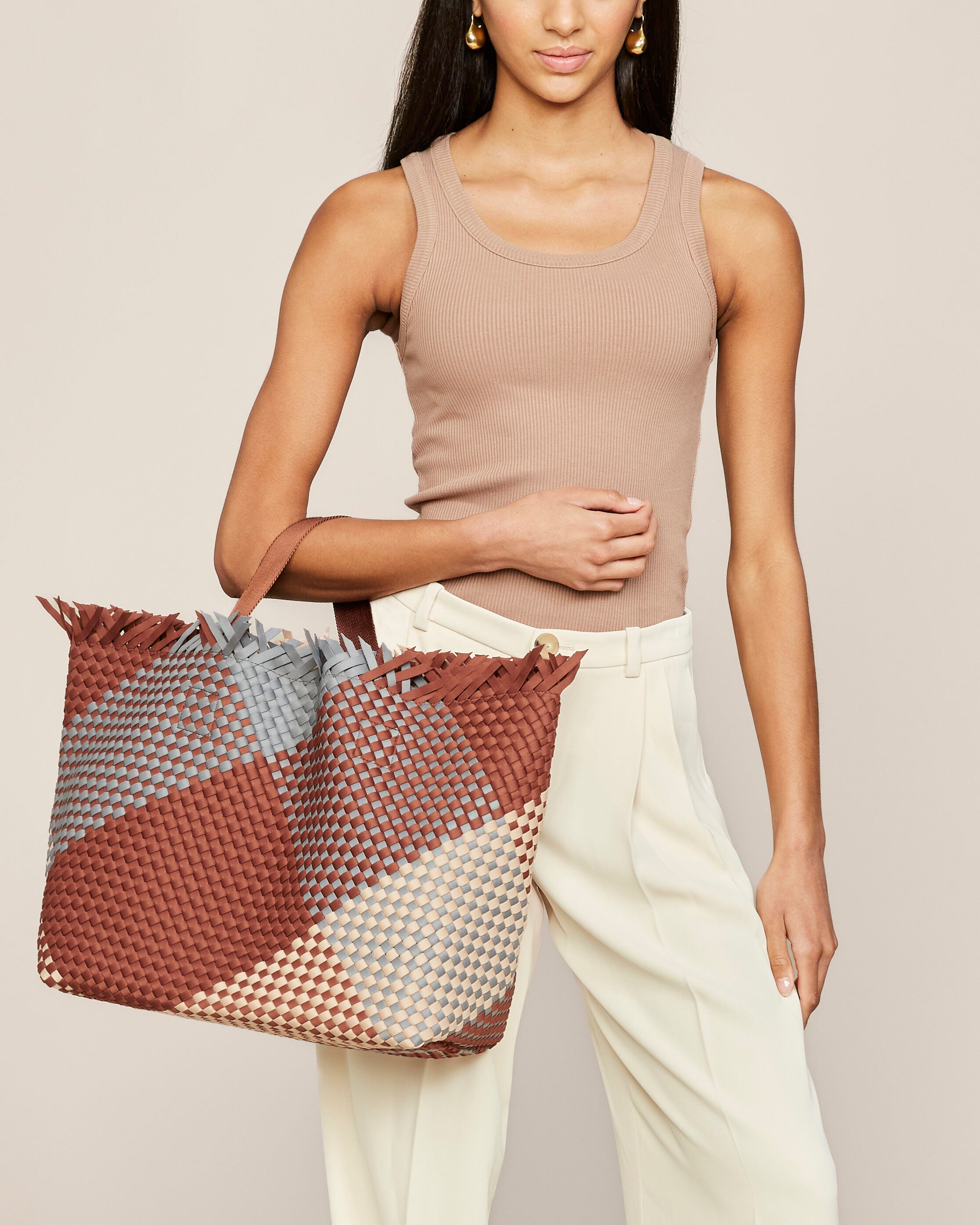 Havana  in Taos shown on model to illustrate scale and soft silhouette.