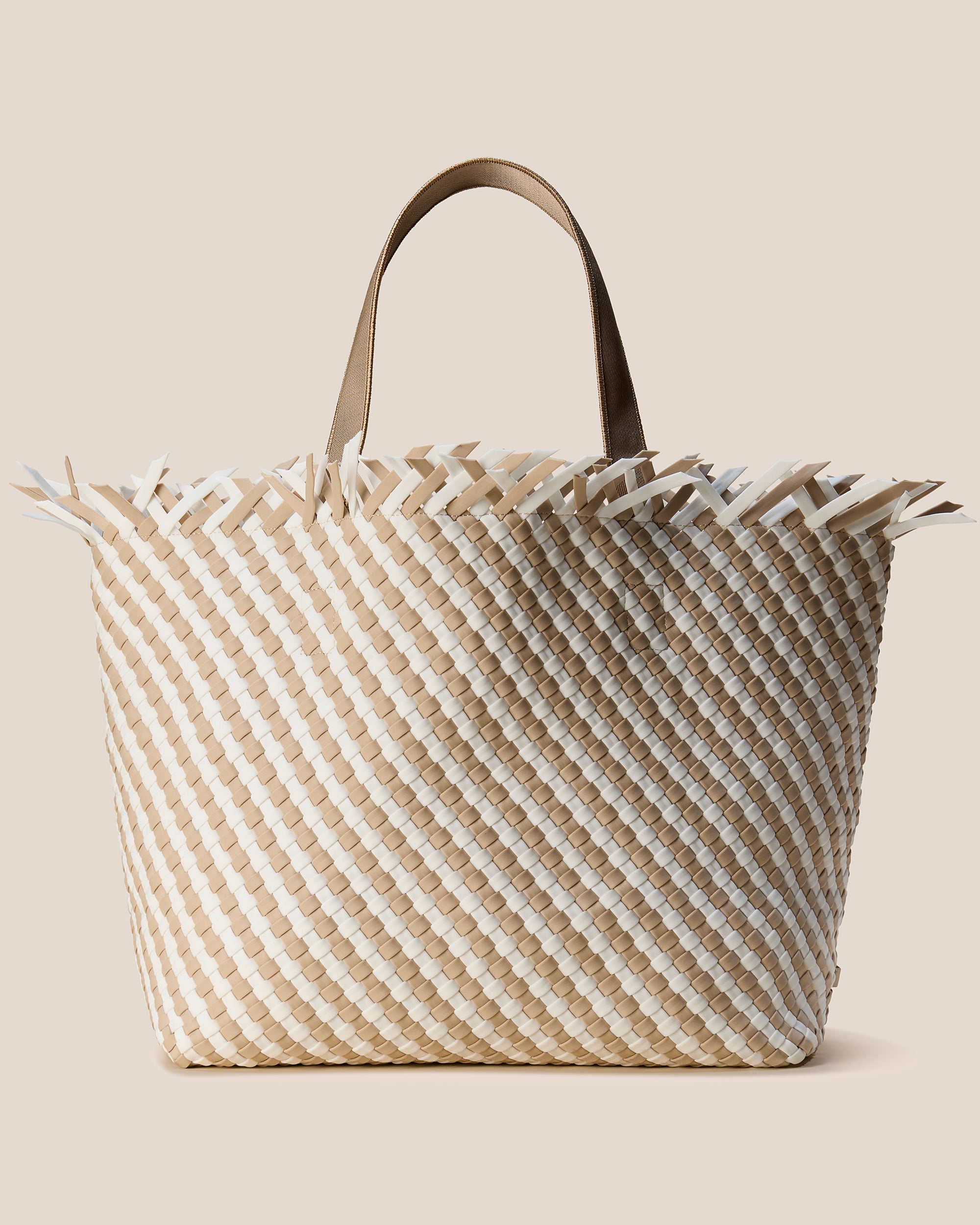 Havana Large Tote Striped in Almaza | Main