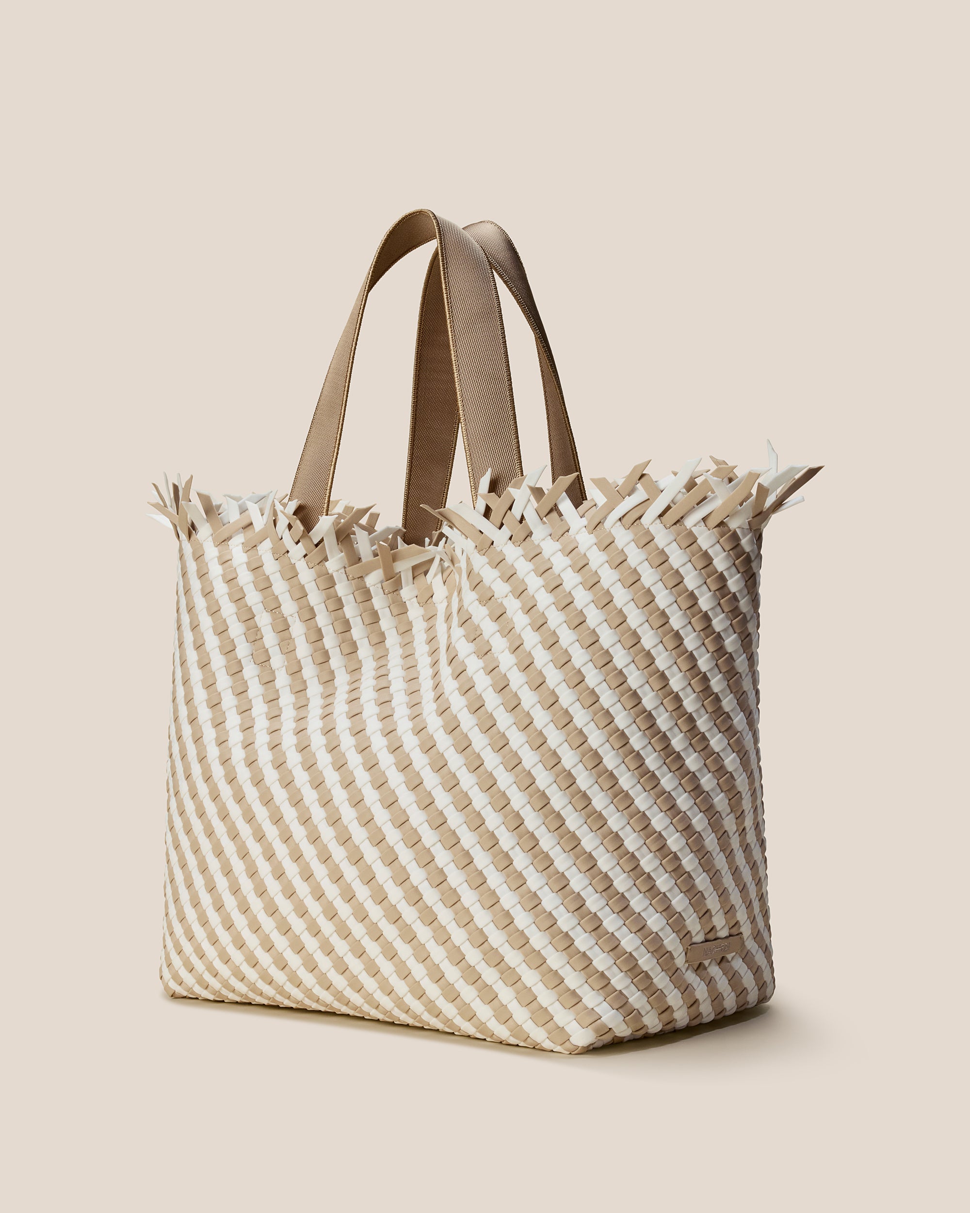 Havana Large Tote Striped in Almaza | Side