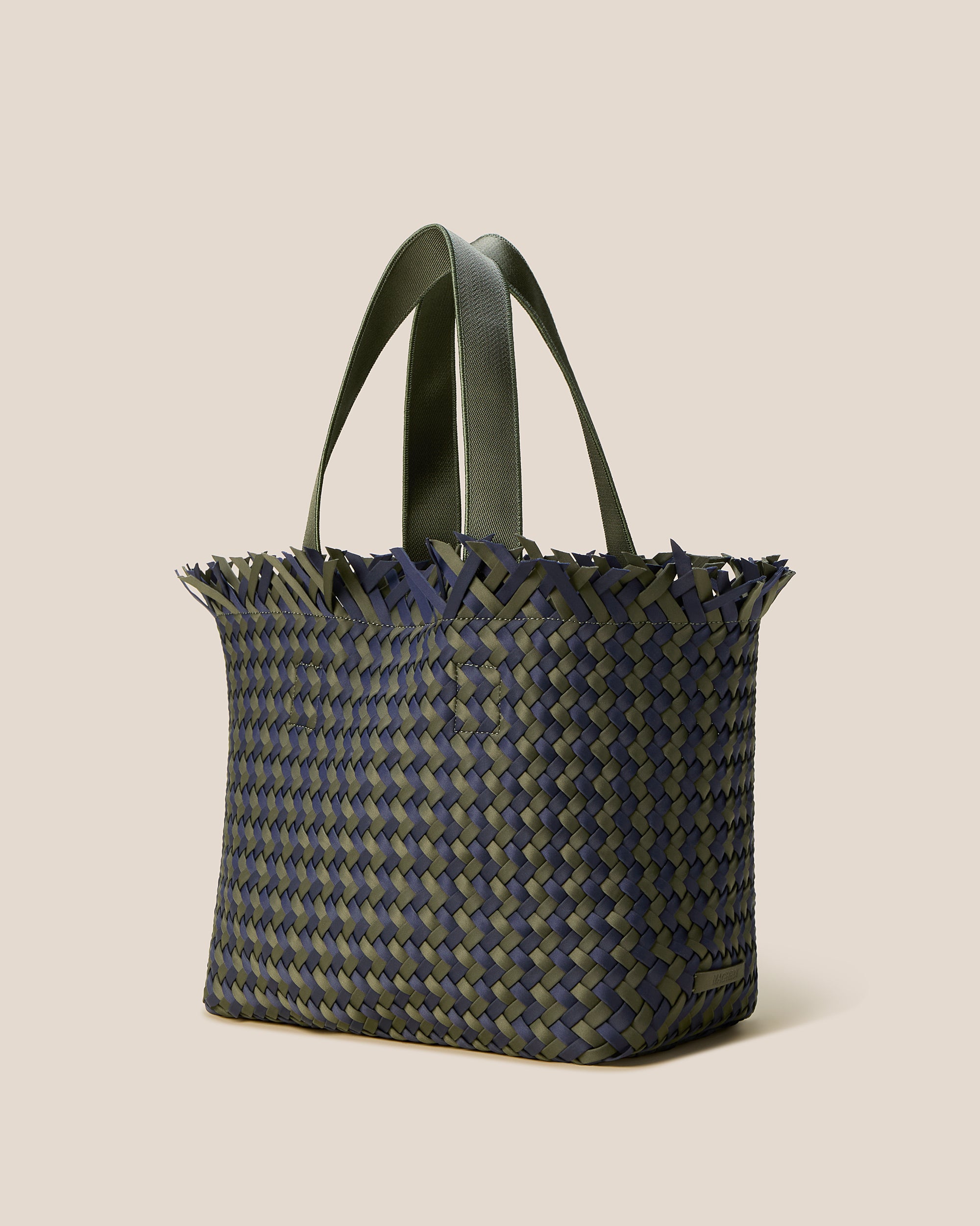 Havana Medium Tote Basketweave in Cyprus | Side