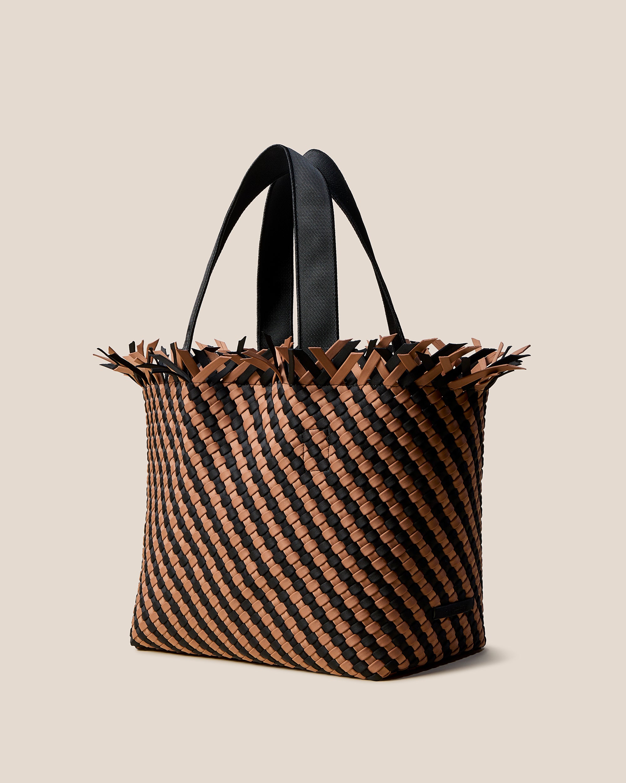 Havana Medium Tote Striped in Algarve | Side