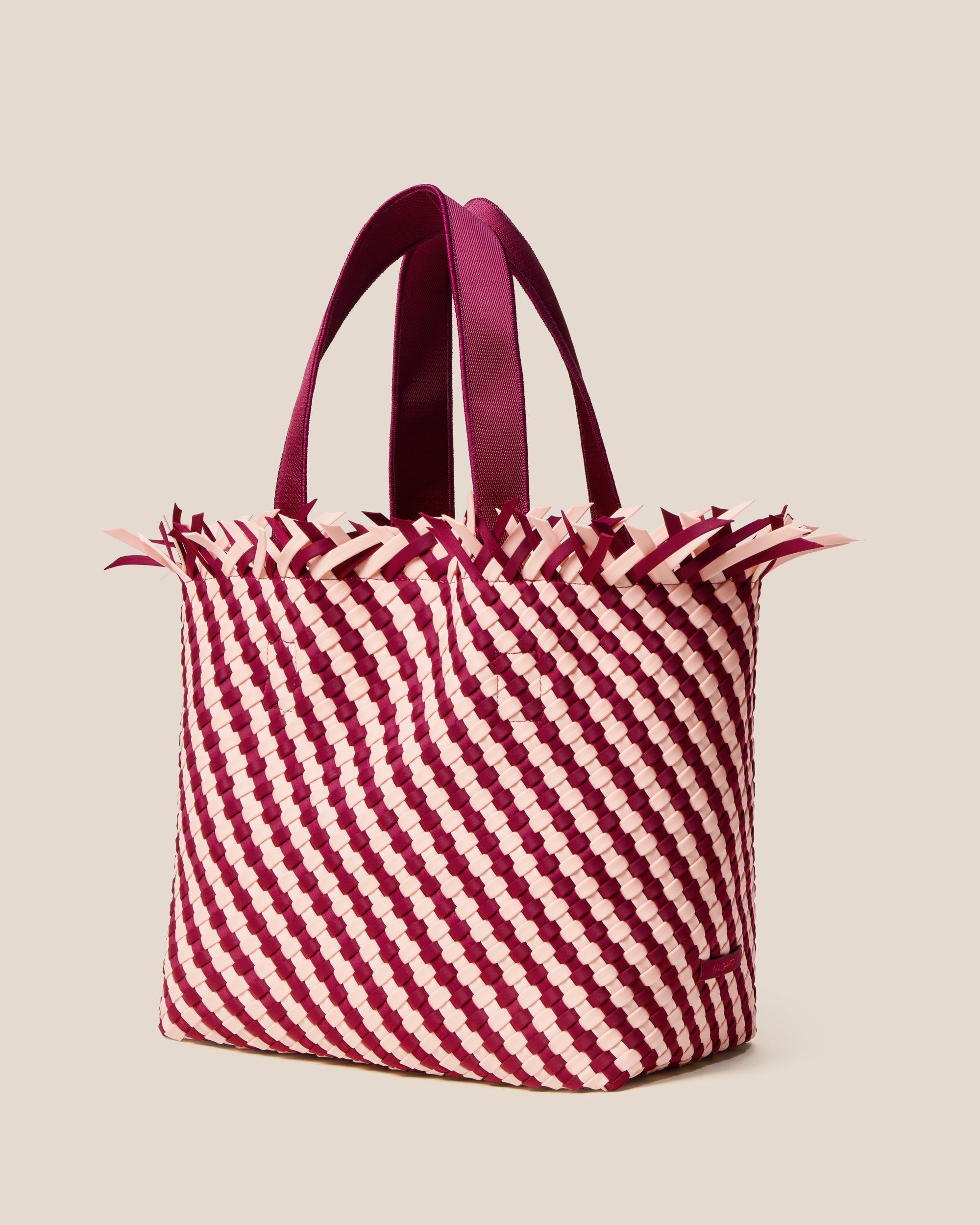 Havana Medium Tote Striped in Jaipur | Side