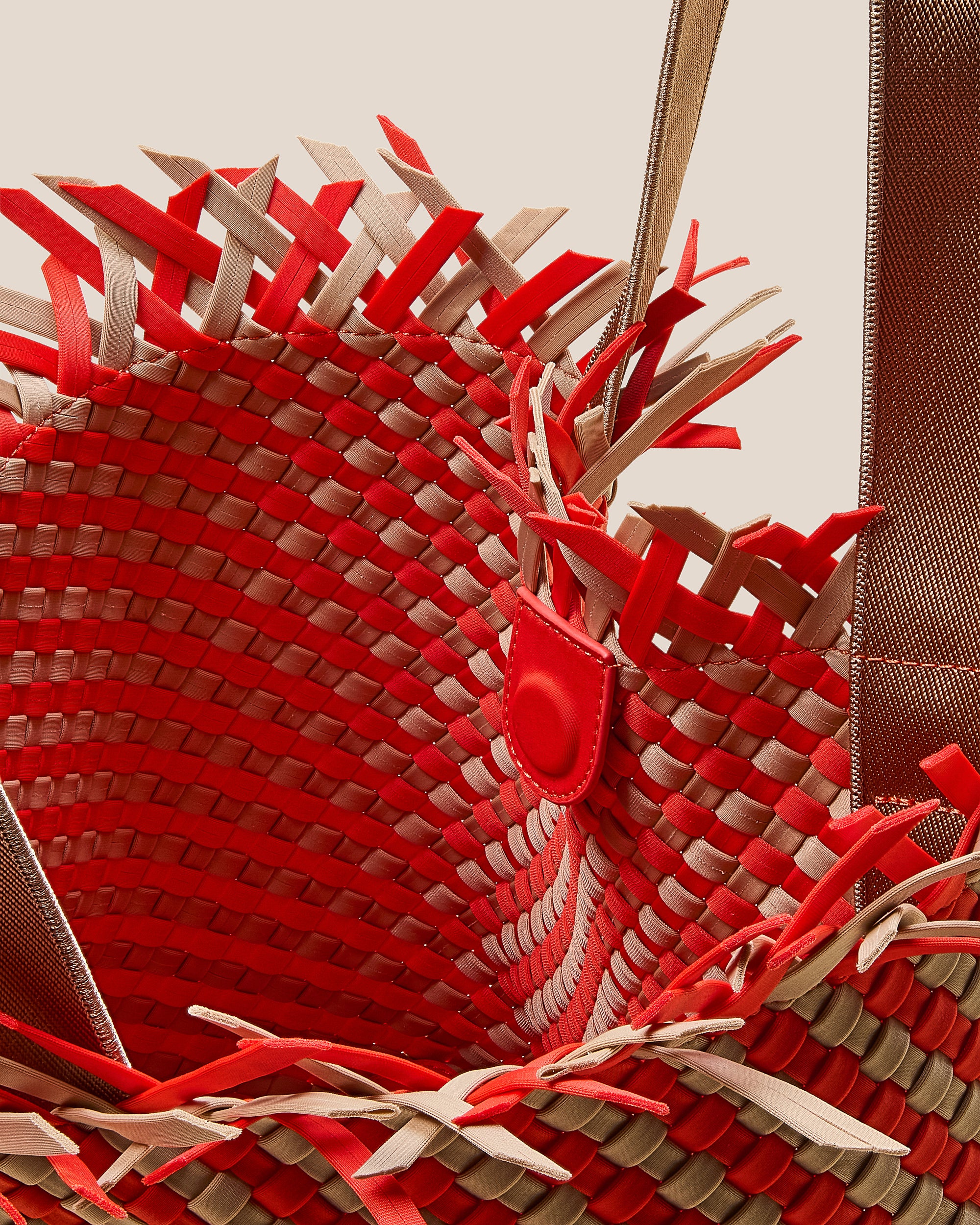 Havana Medium Tote Striped in Maya | Interior
