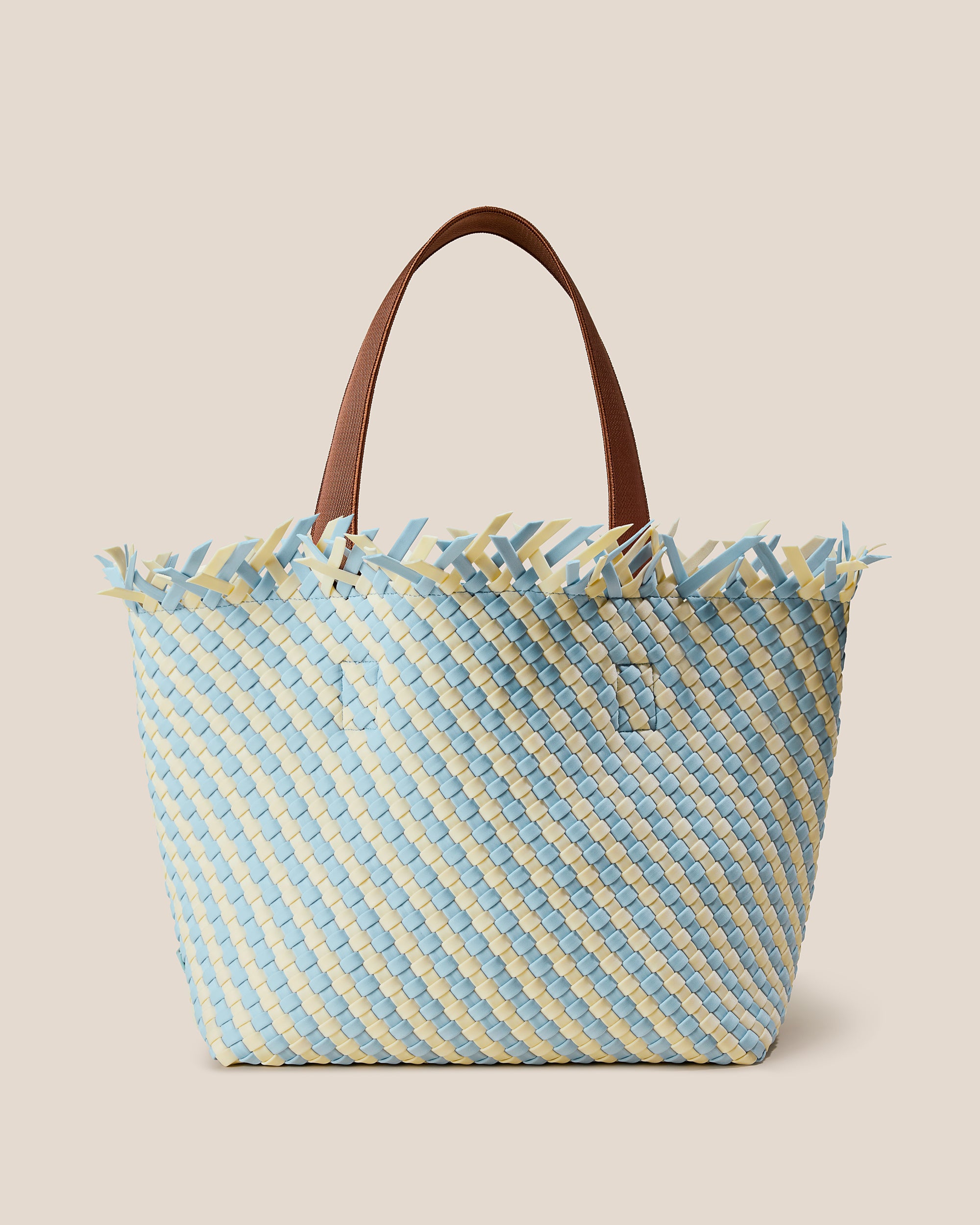 Havana Medium Tote Striped in Sky | Main