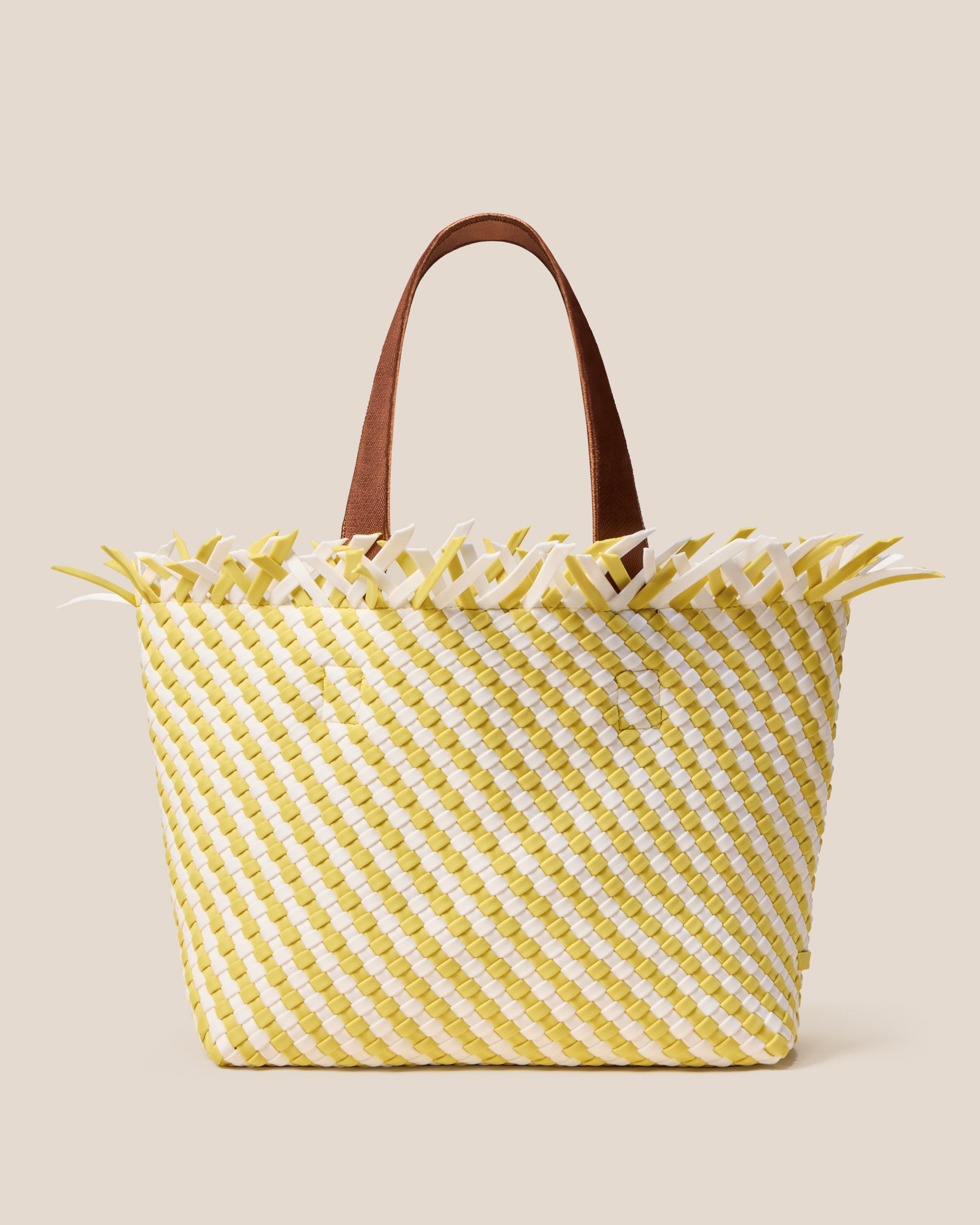 Havana Medium Tote Striped in Soleil | Main