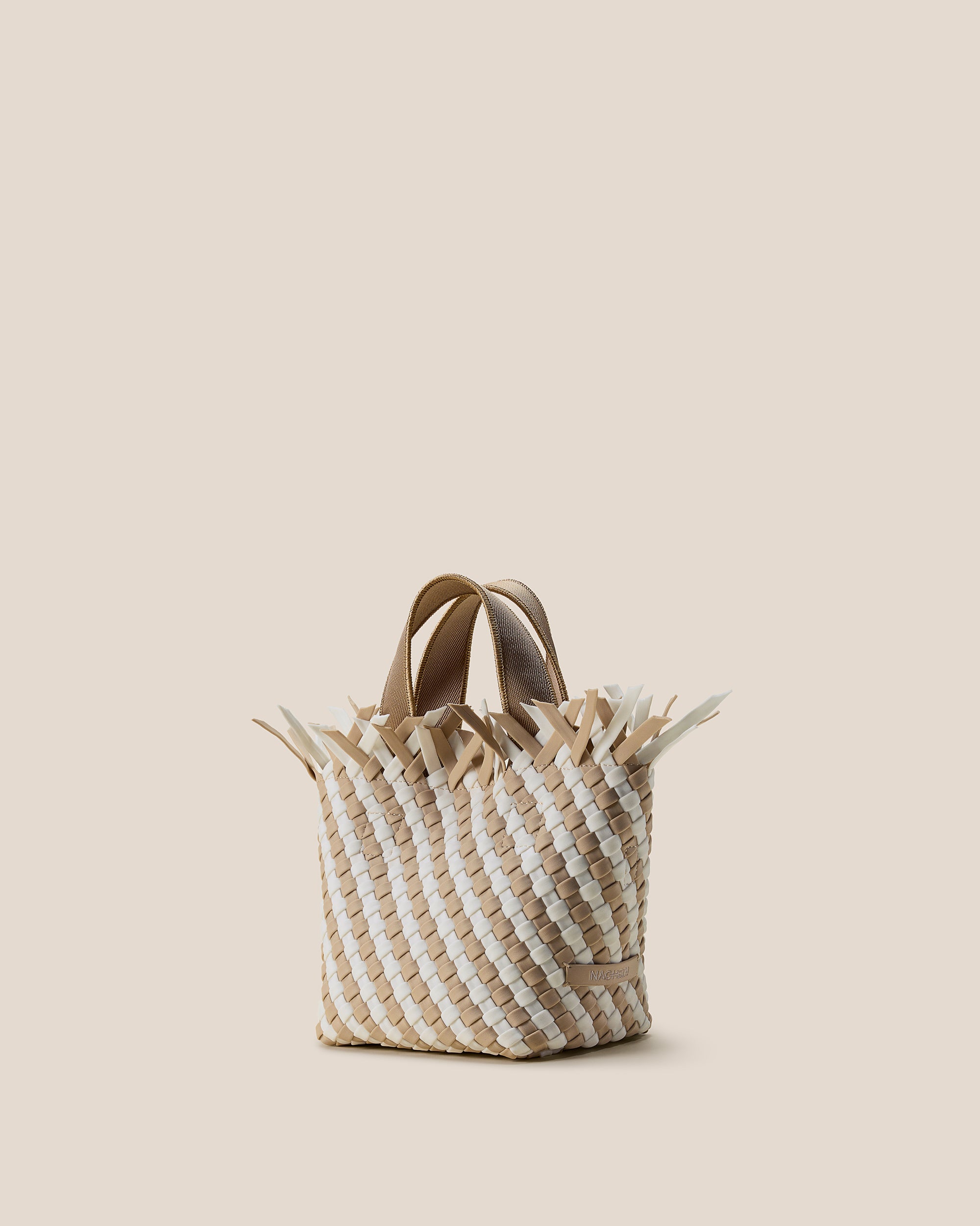 Havana Petit Tote Striped in Almaza | Side