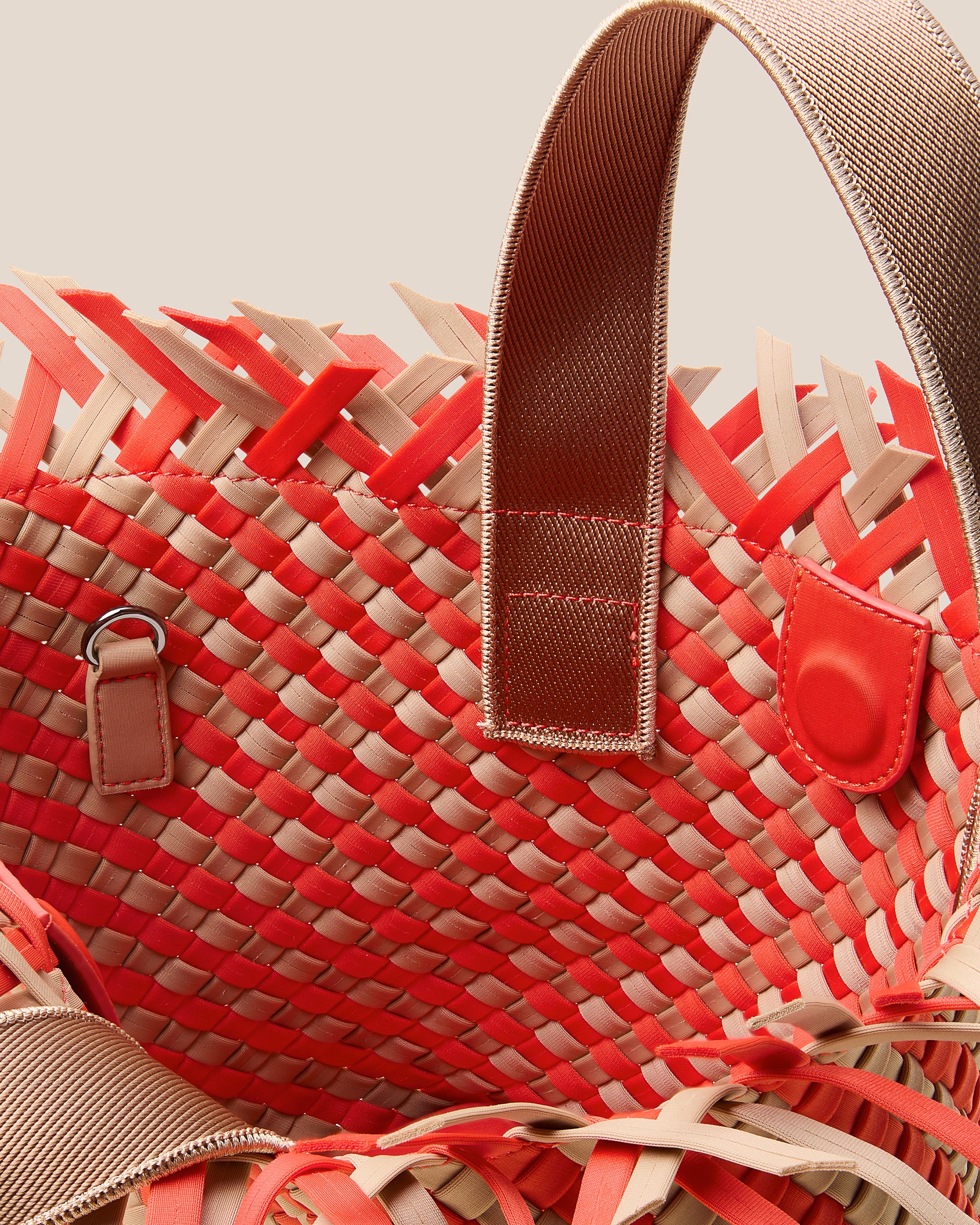Havana Small Tote Striped in Maya | Interior