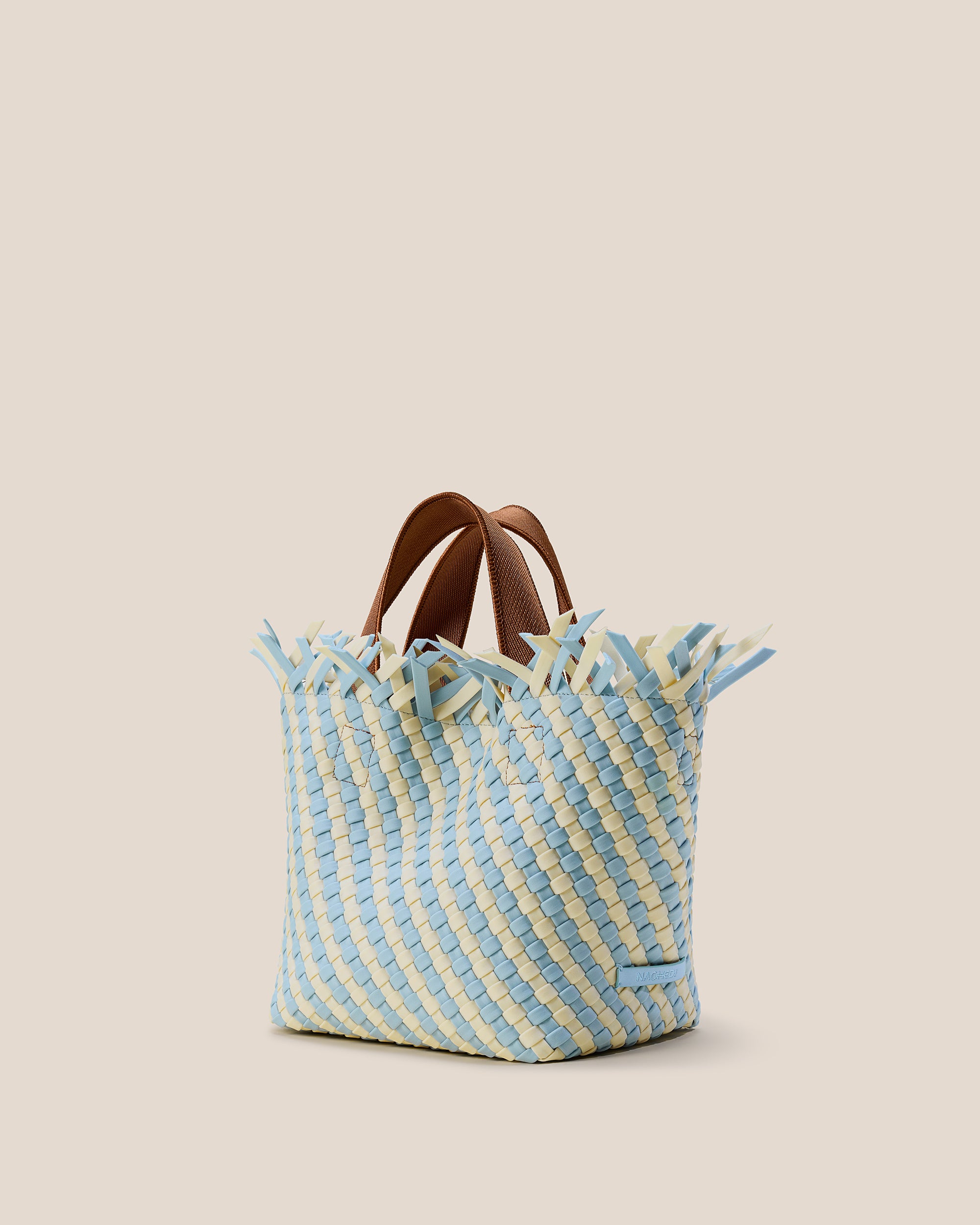 Havana Small Tote Striped in Sky | Side