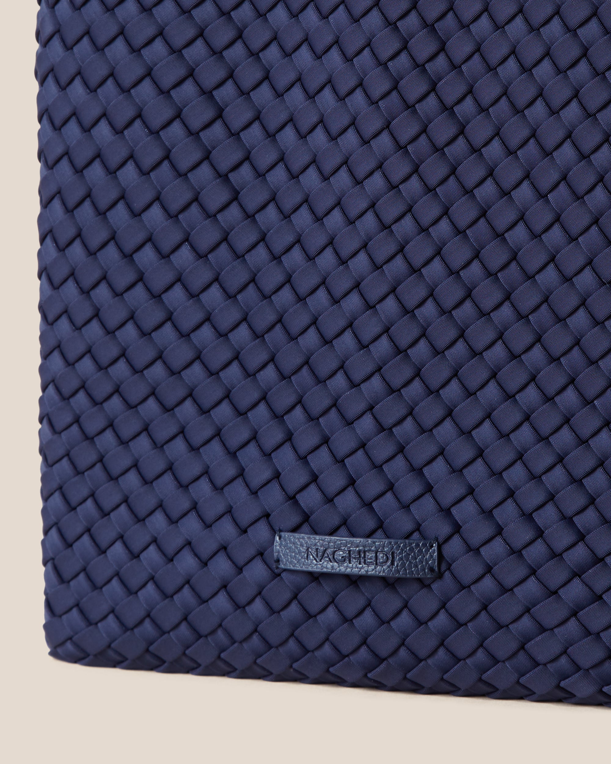 Havana Travel Tote in Ink Blue | Detail