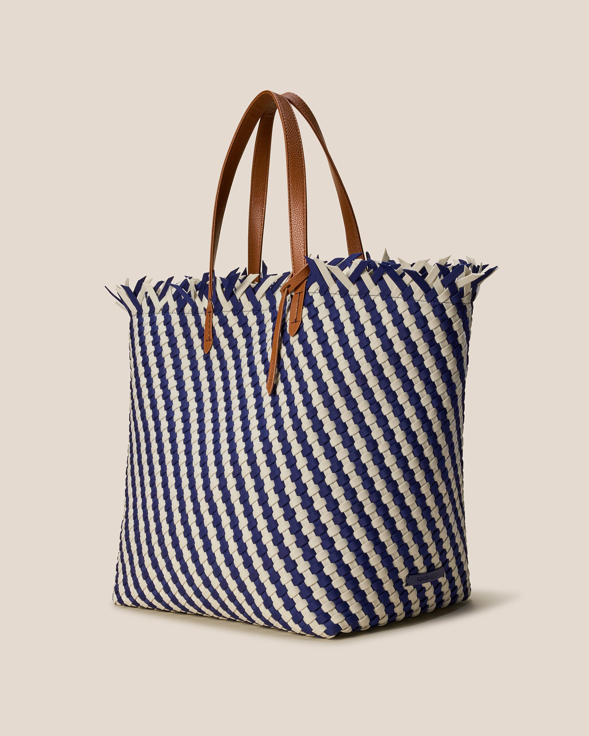 Havana Travel Tote Striped in Venice | Side