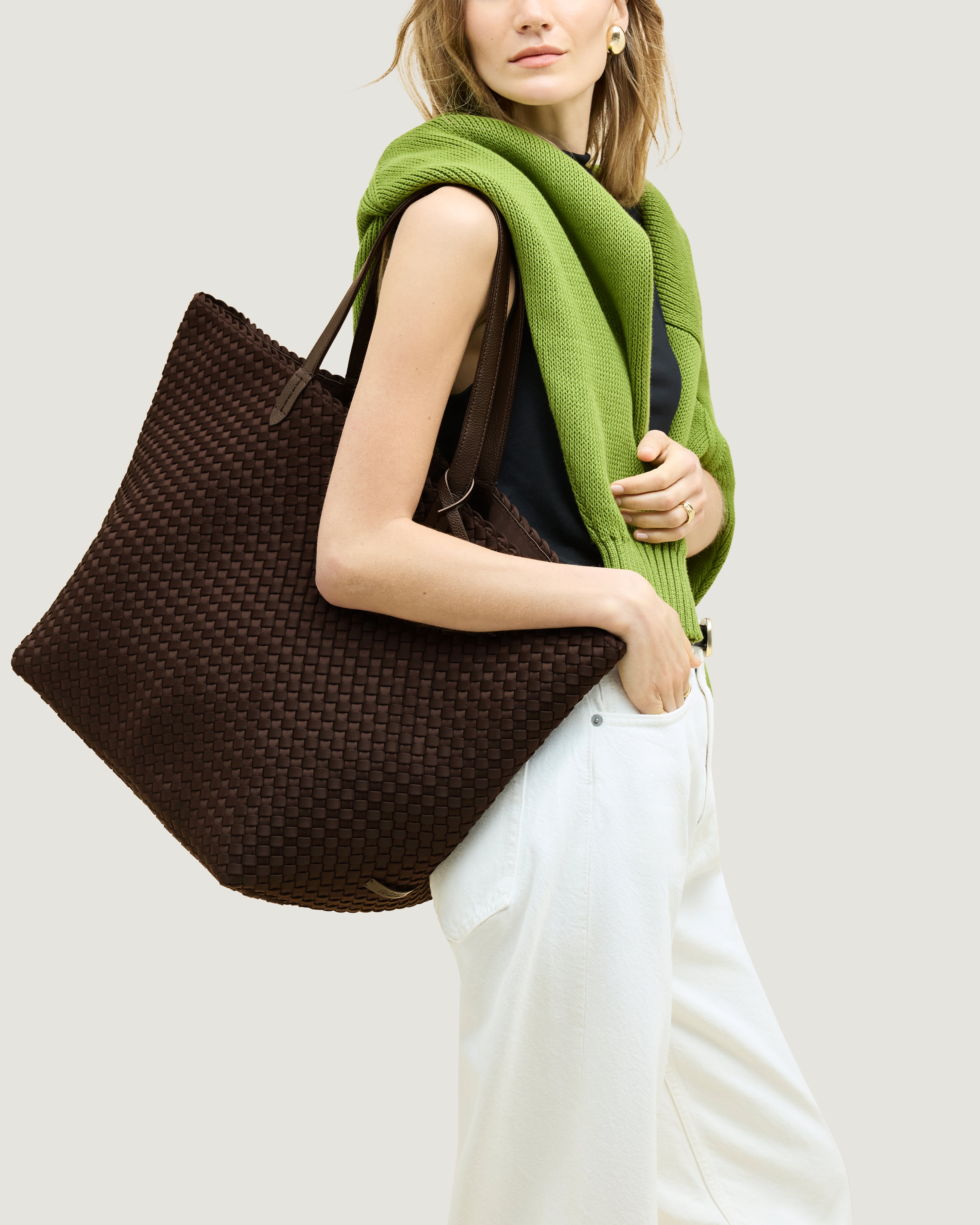 Jetsetter Large Tote | Chocolate