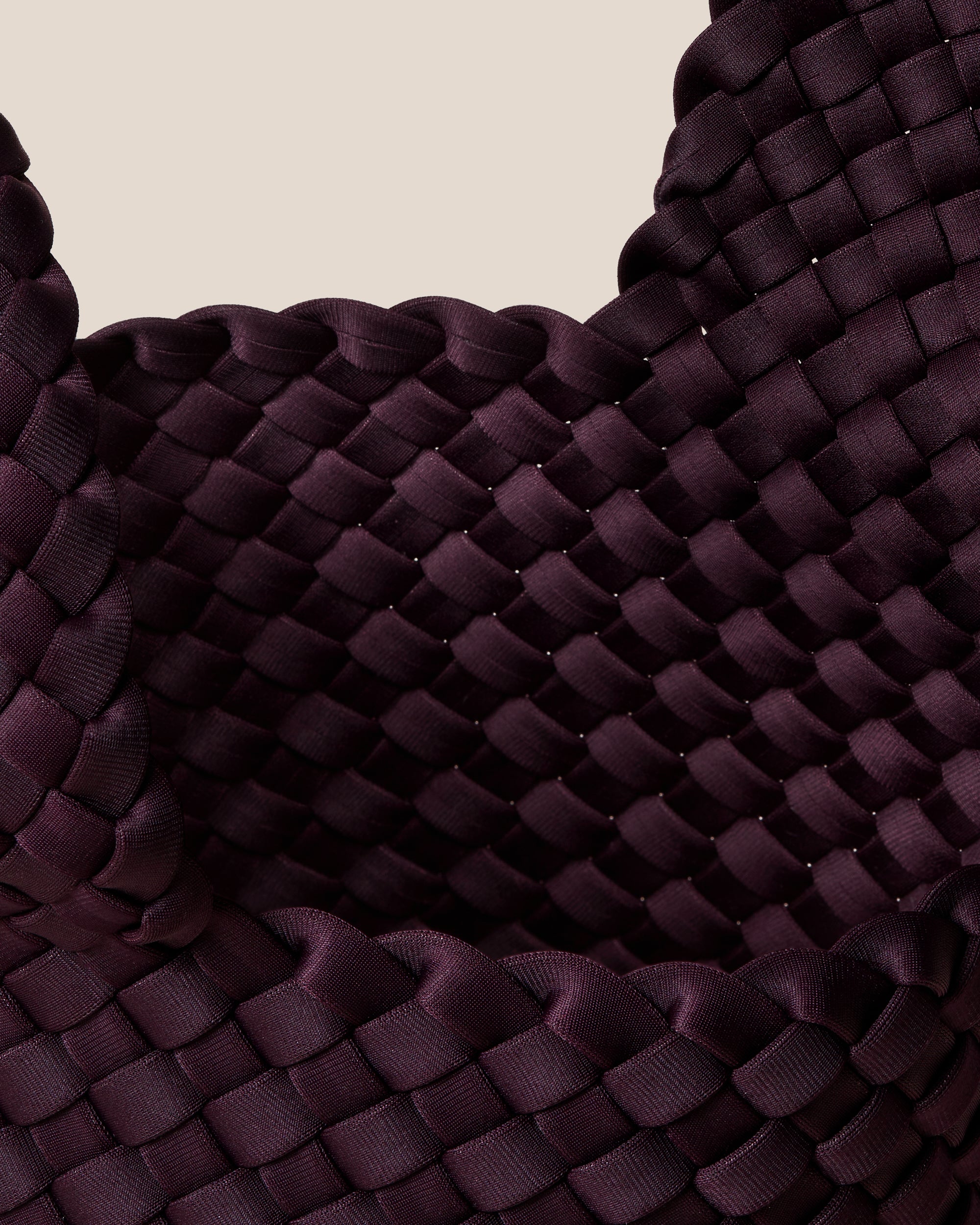 Kyoto Clutch in Aubergine | Interior