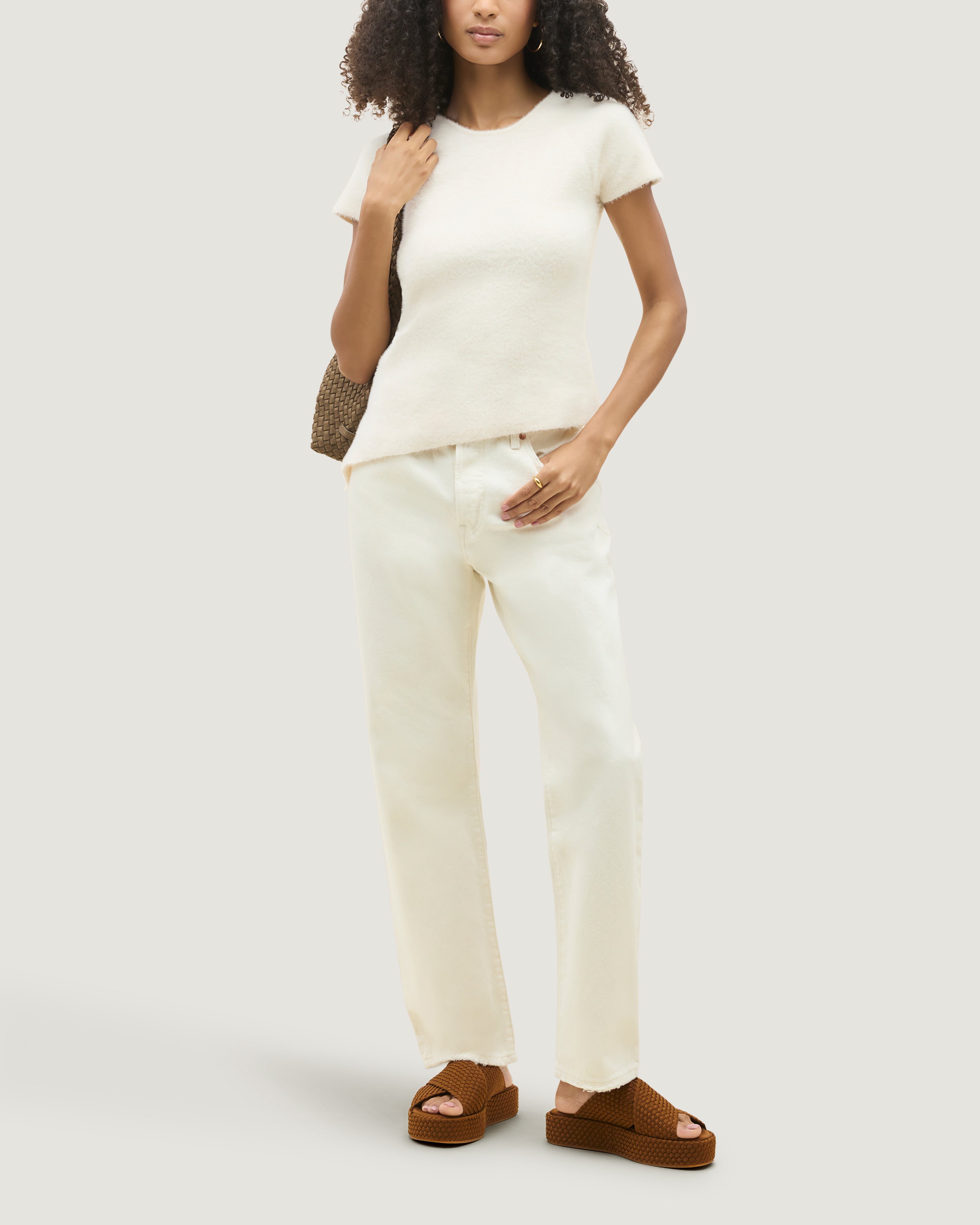 The Laguna Platform in Teak shown on model.