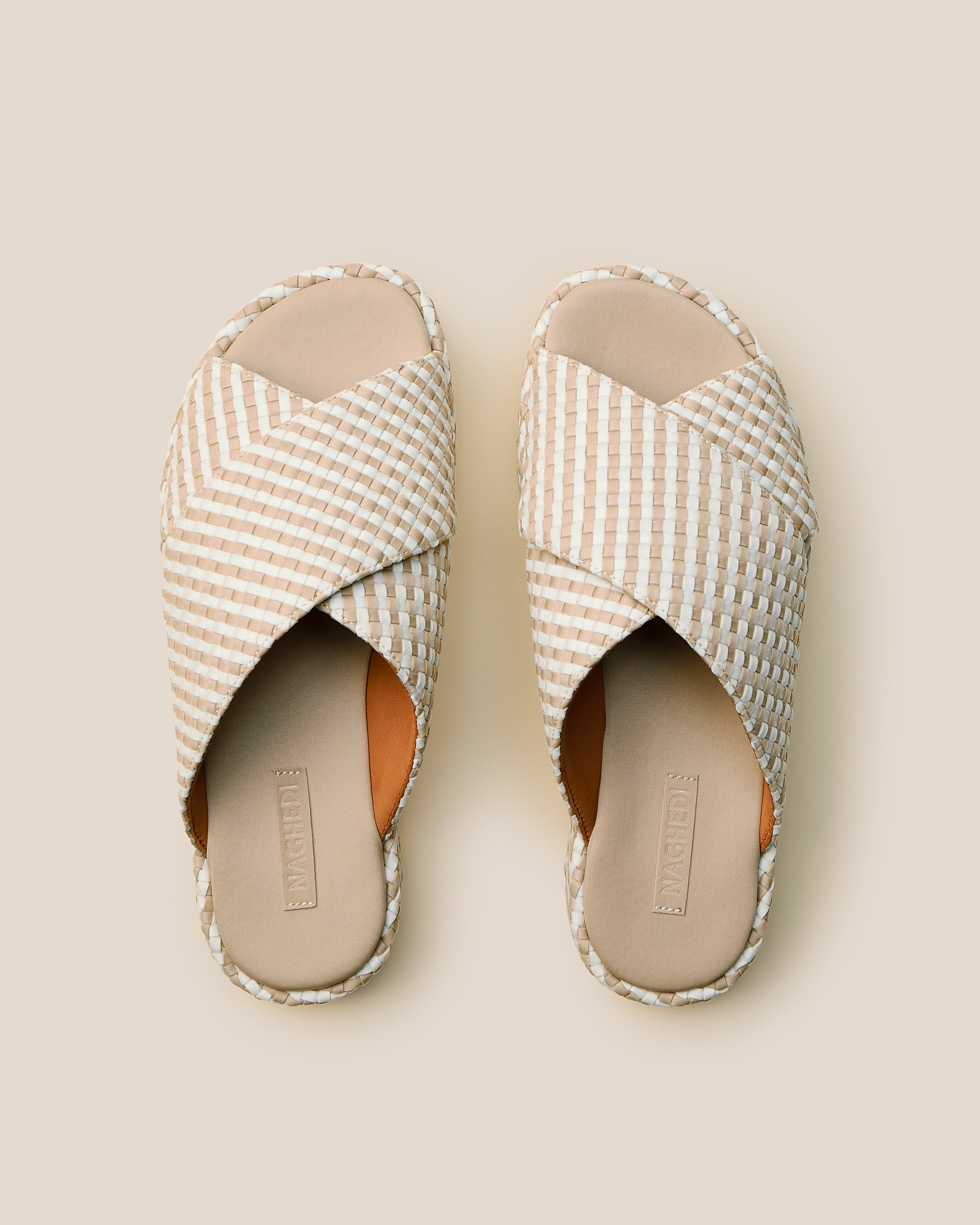 Laguna Platform Striped Geo in Mykonos | Pair