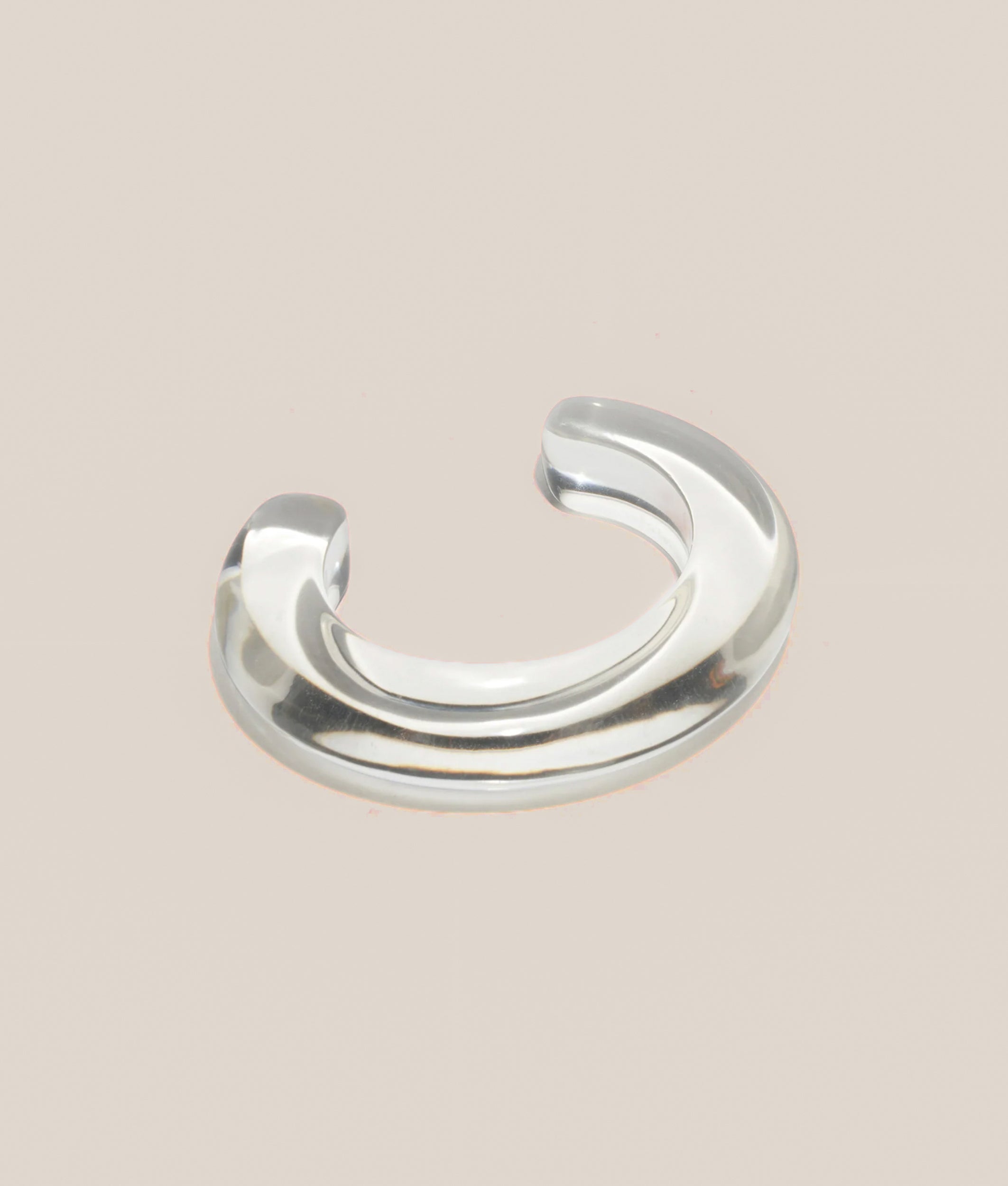 Lizzie Fortunato Ridge Cuff in Clear | Main