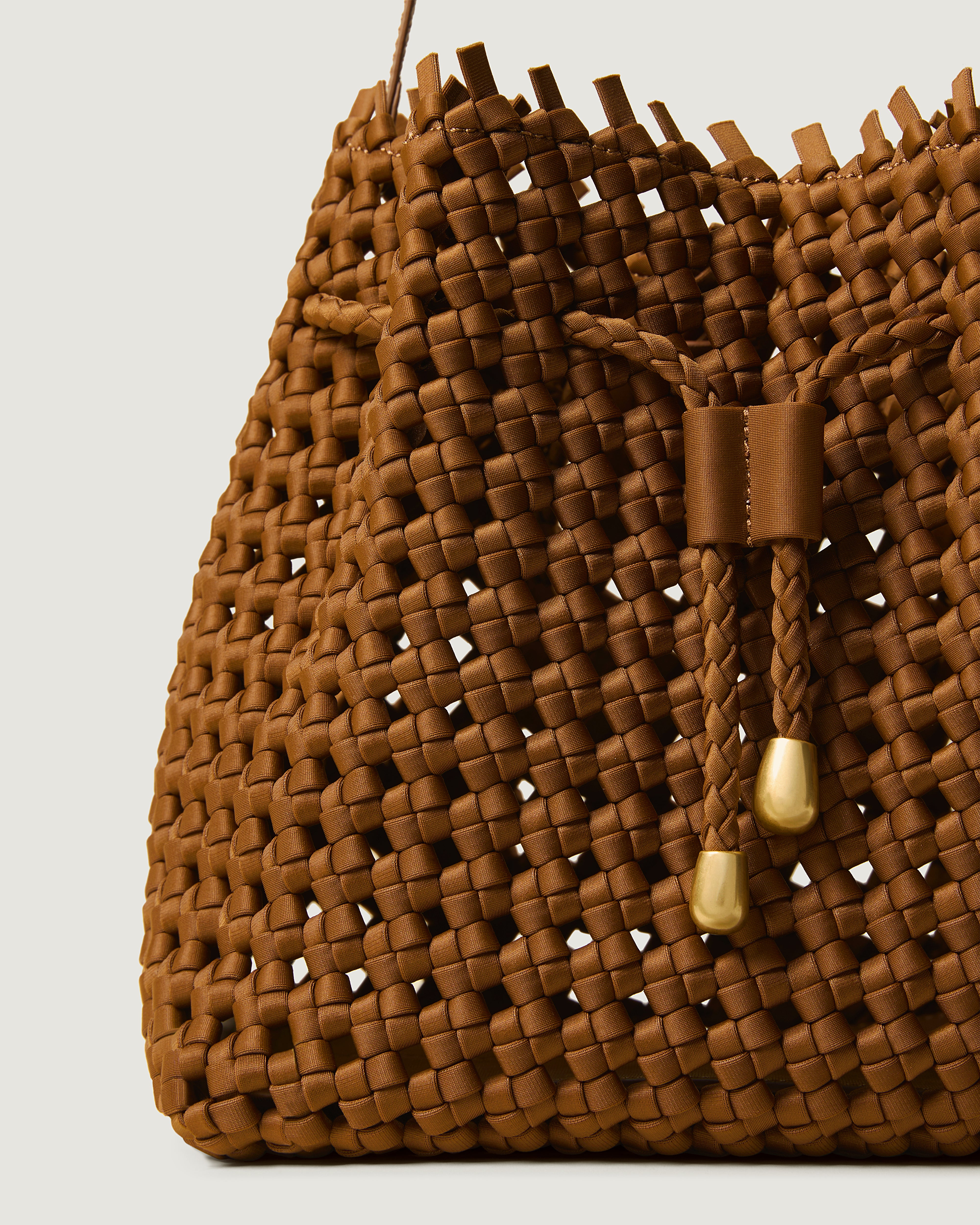 Mallorca Bucket Open Weave | Teak