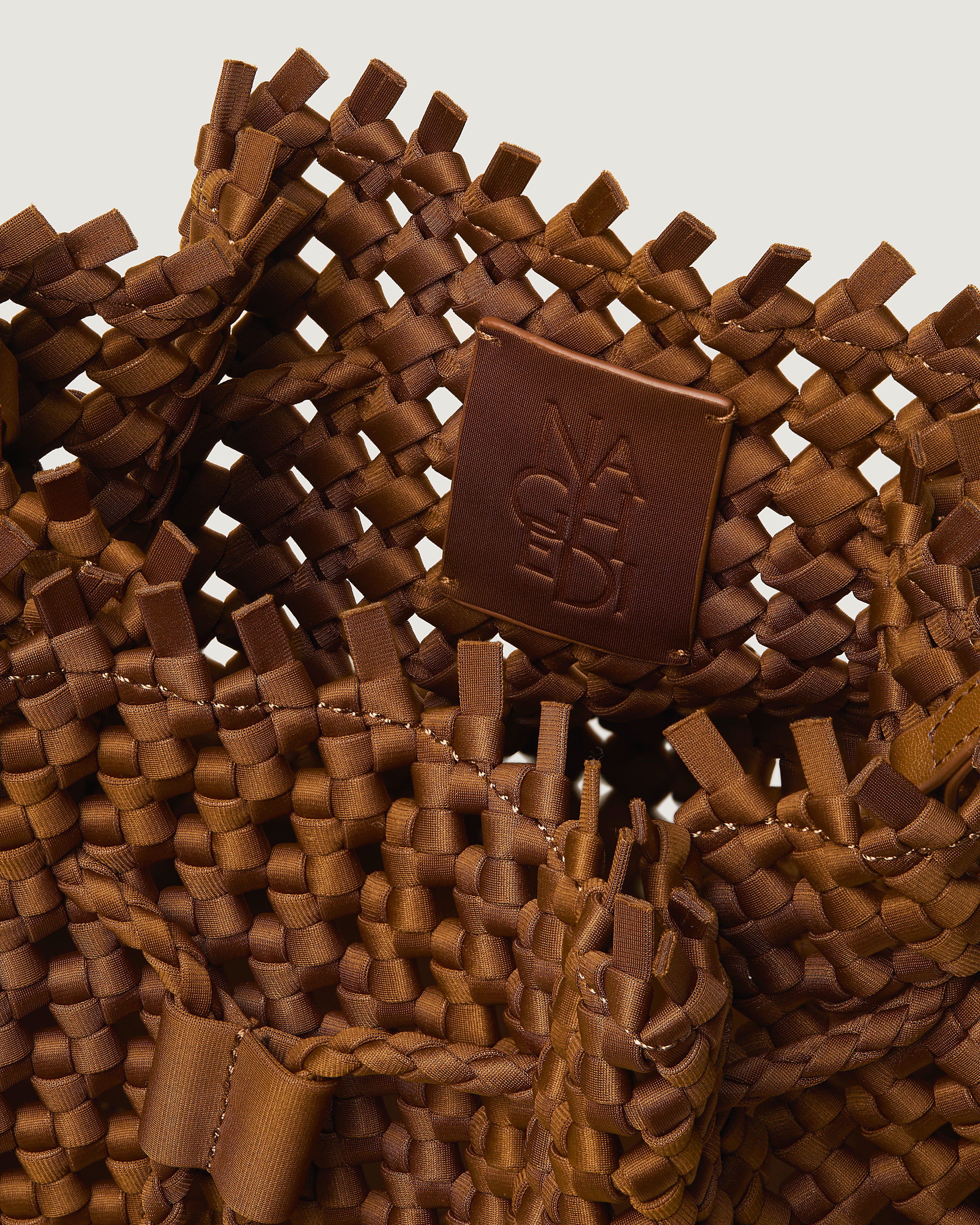Mallorca Bucket Open Weave | Teak