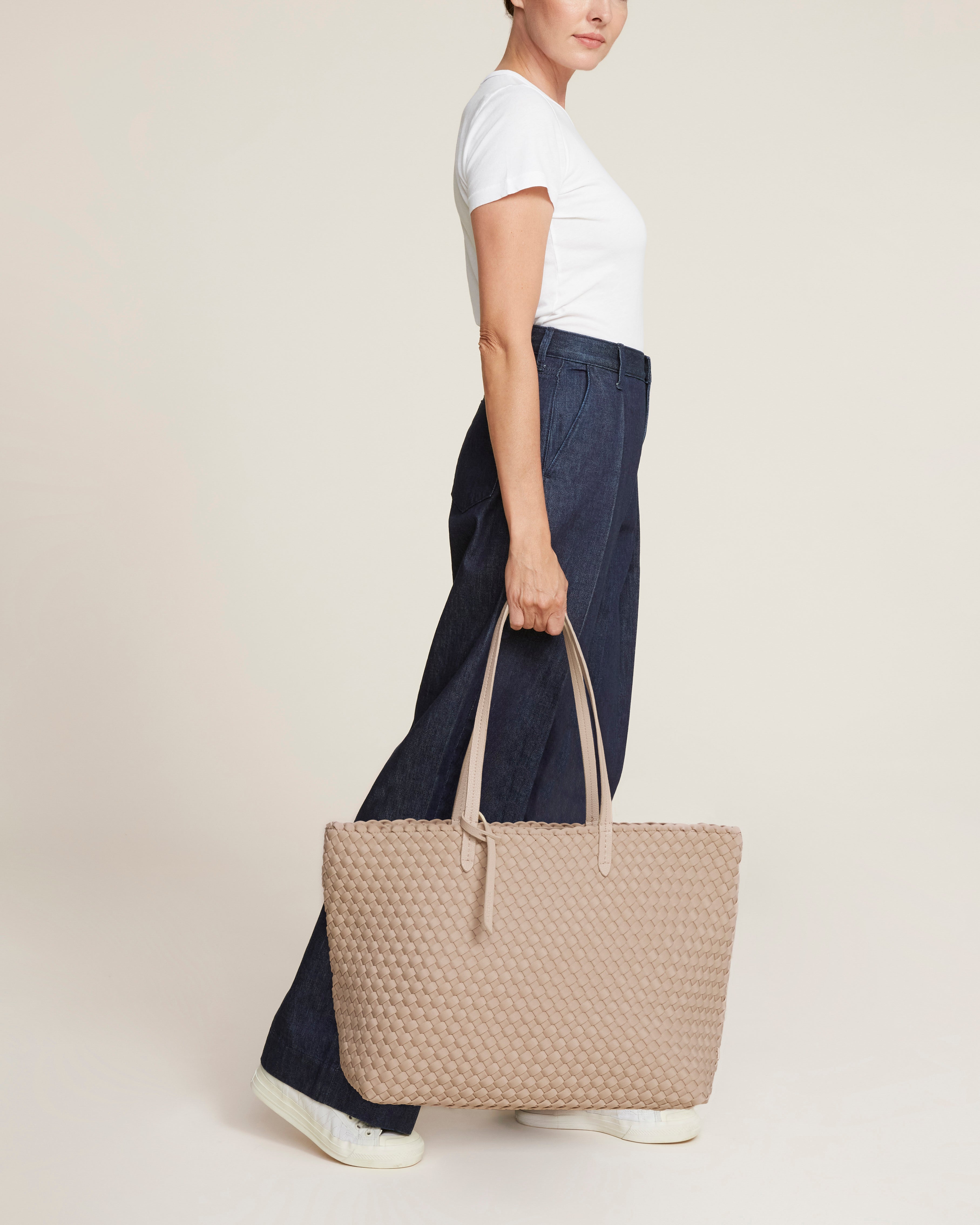 Jetsetter Large Tote | Cashmere | Pouch