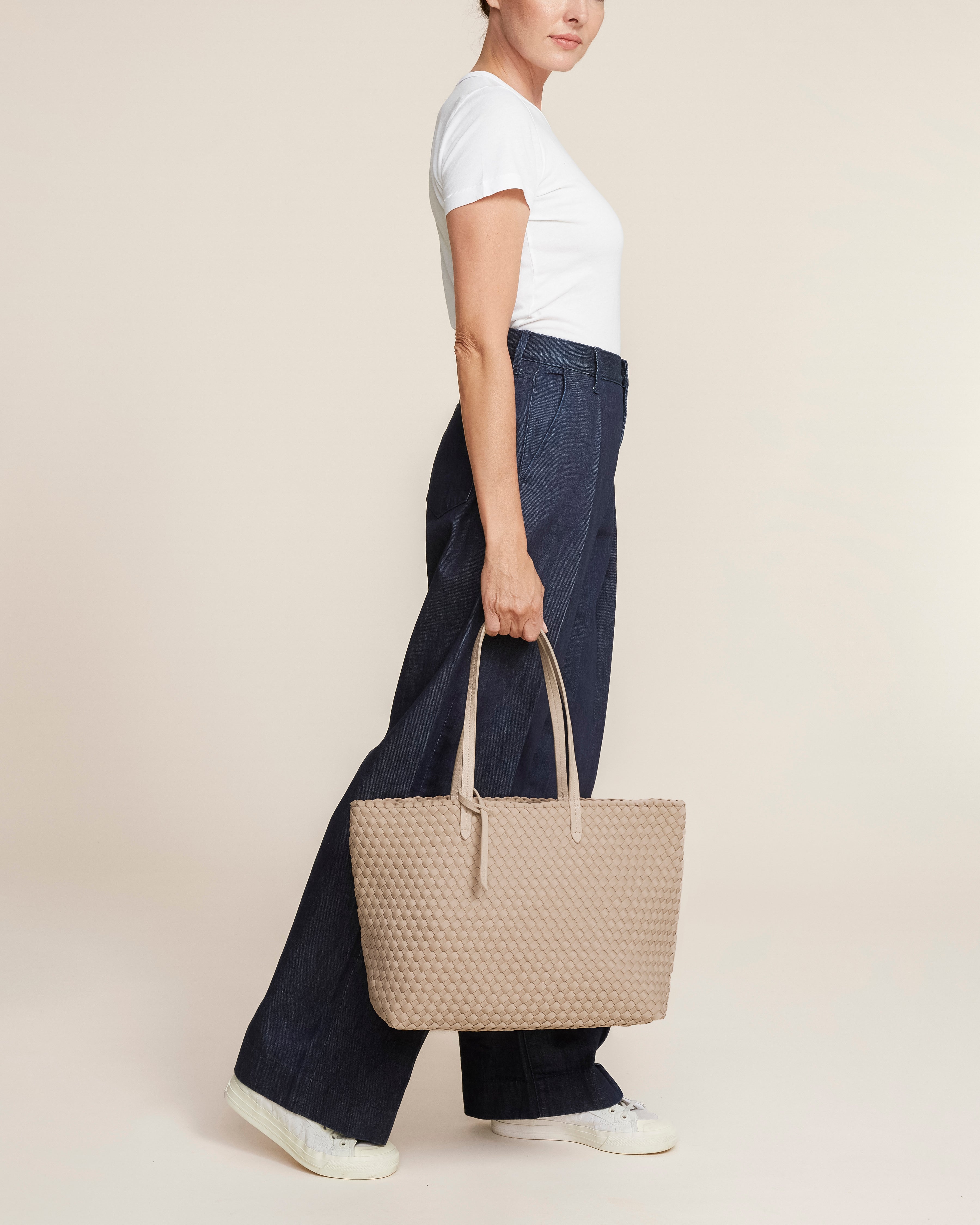 Jetsetter Small Tote | Cashmere | Pouch