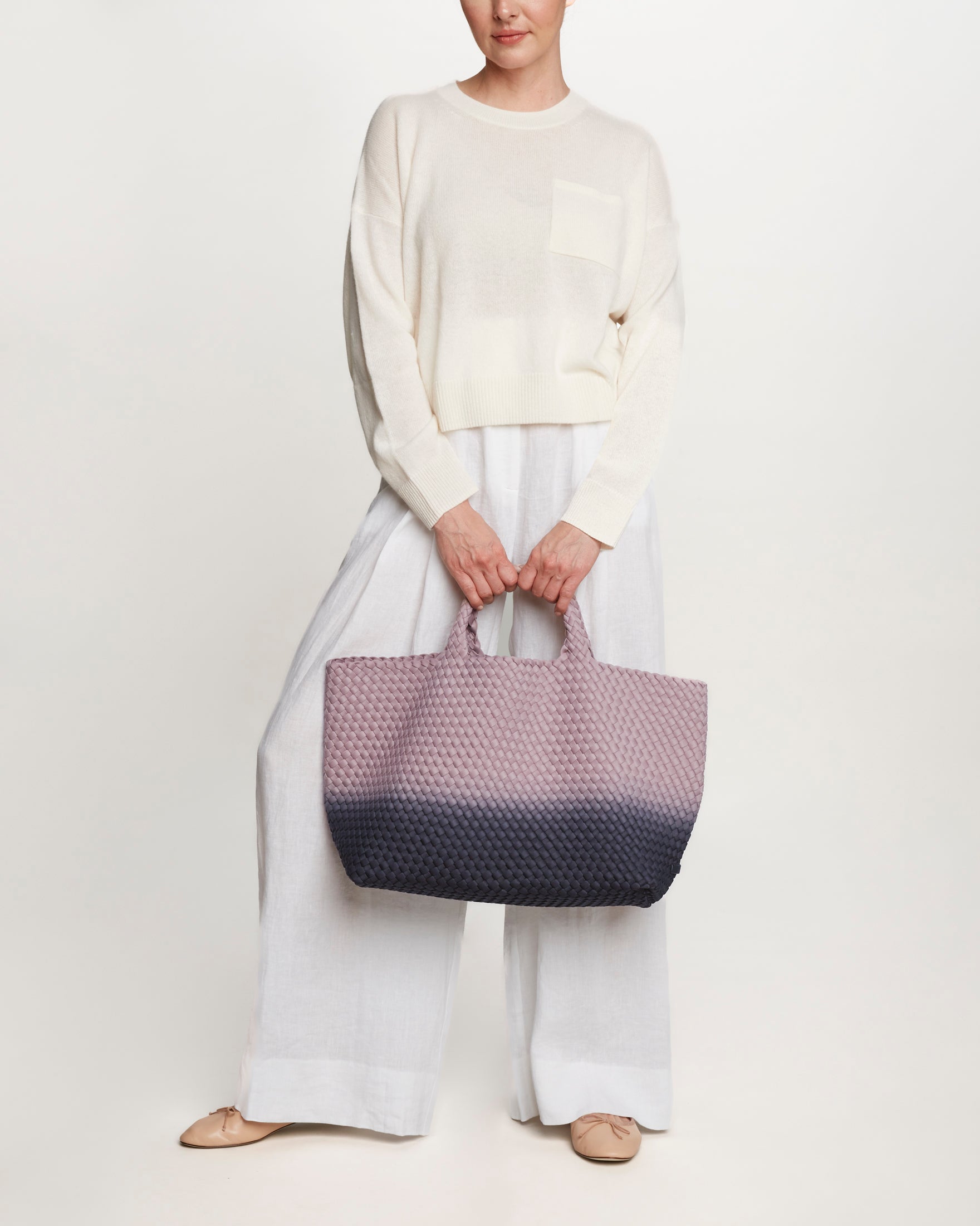 St. Barths Large Tote Dip Dyed | Isola | Pouch