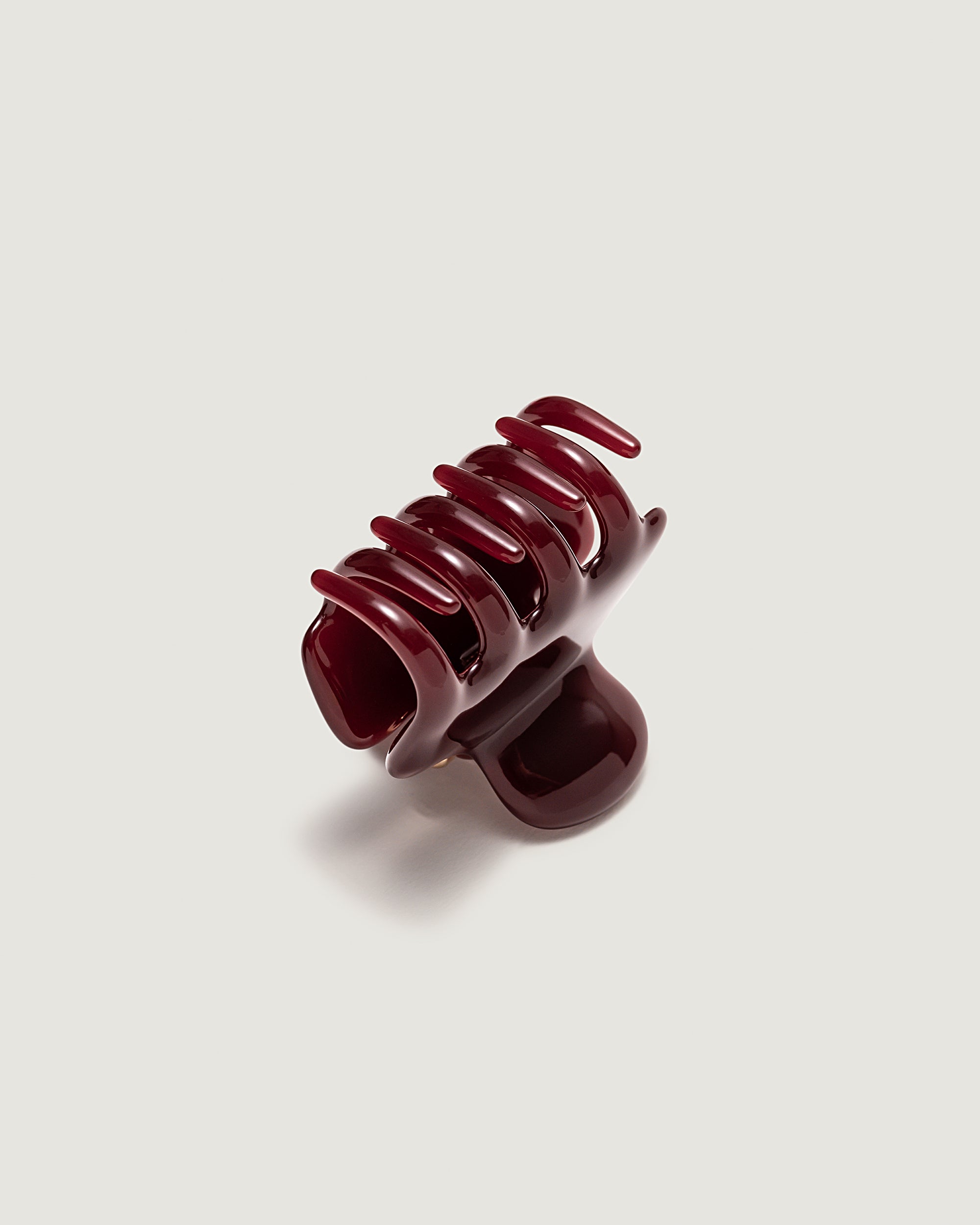 UNDO Hairware No. 2 Claw Clip in Bordeaux | Side