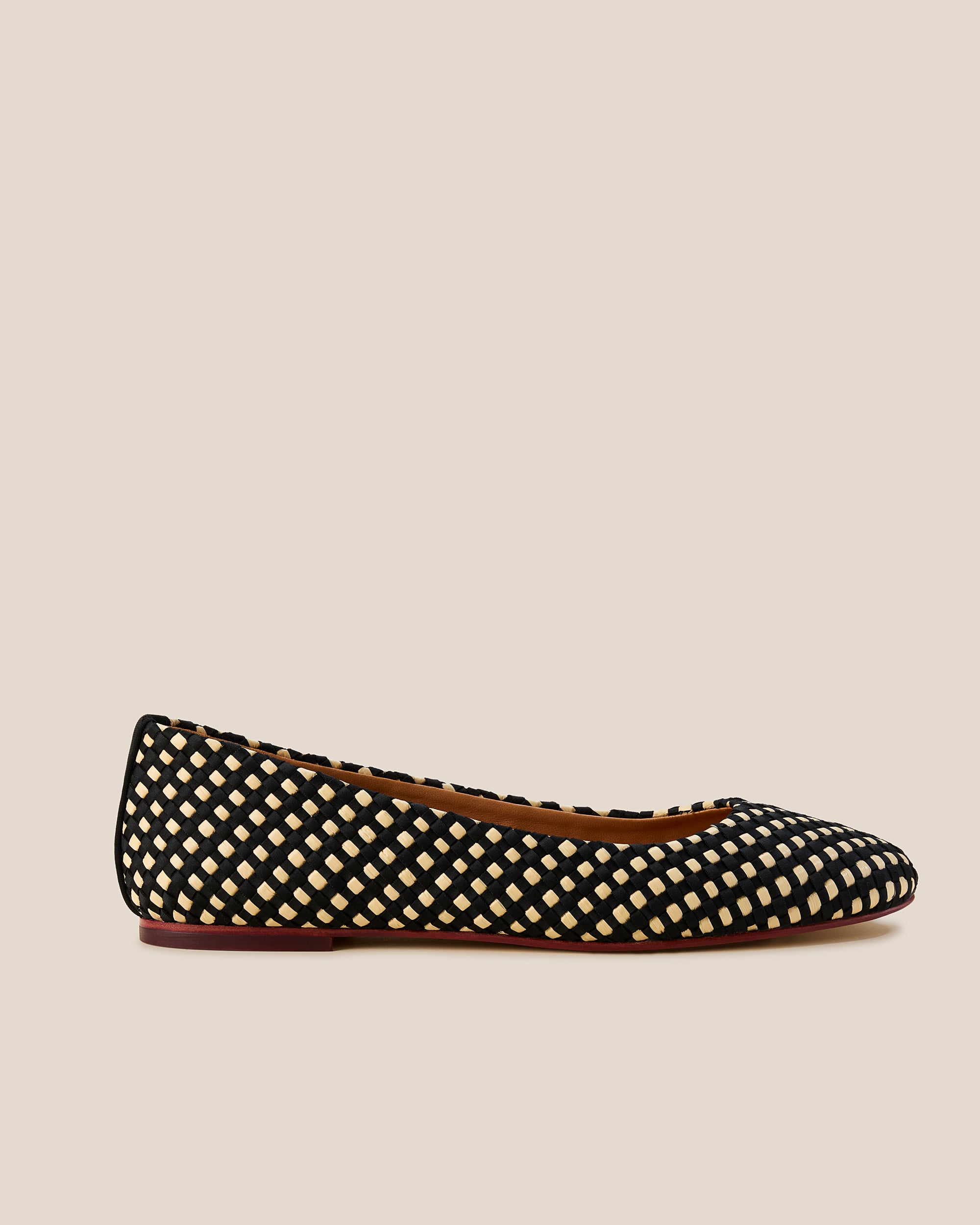 Nomad Ballet Flat Raffia in Costa | Main