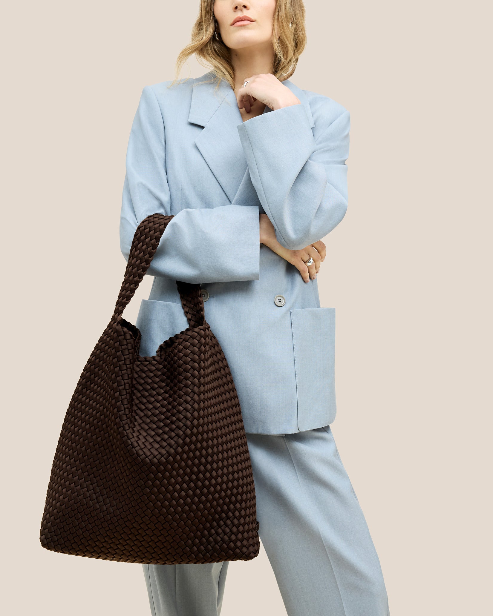 Deuxieme Classe NAGHEDI/ナゲディ NOMAD LARGE Nomad Large Hobo | Chocolate