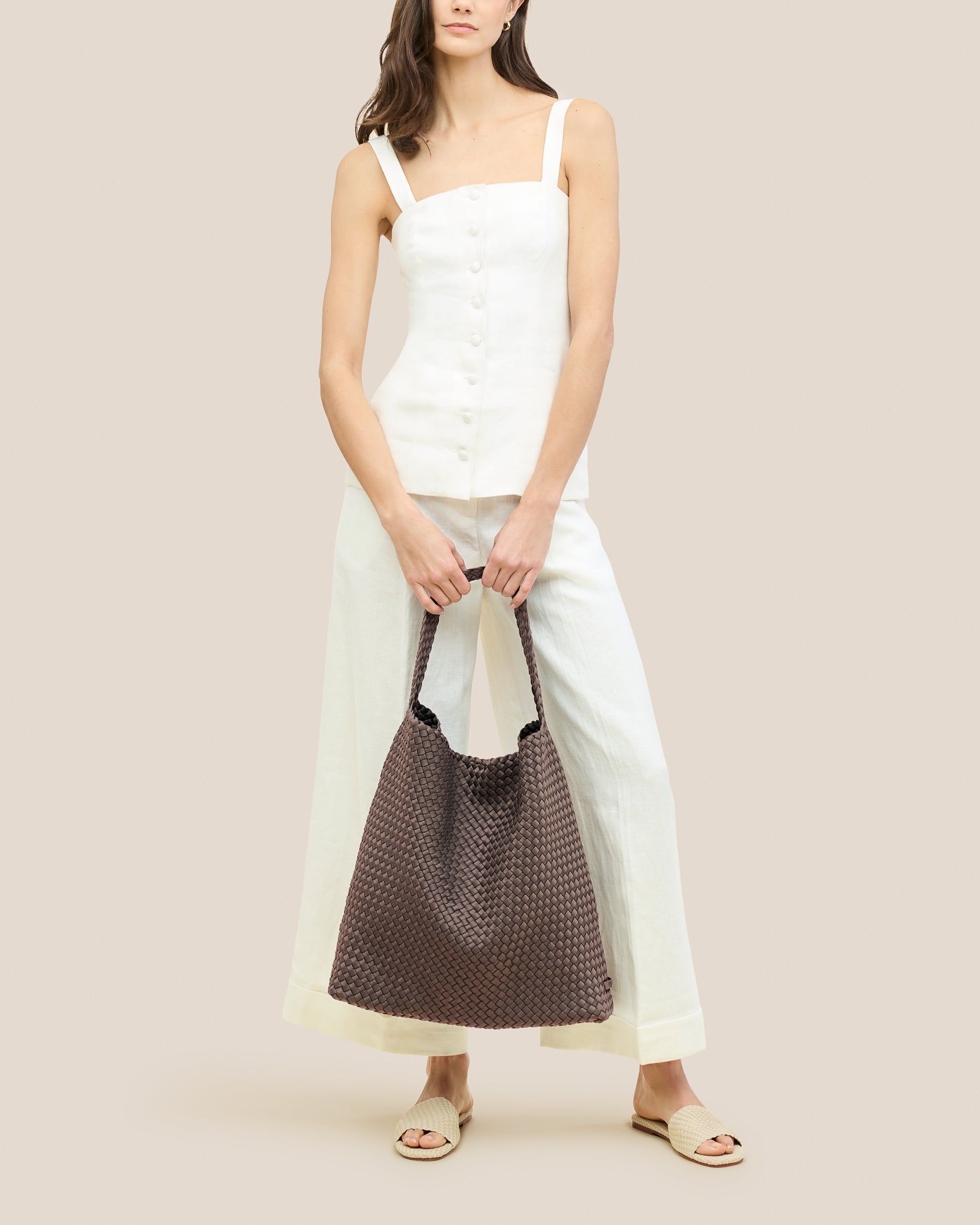 Nomad Large Hobo in Napa | On Model Full Body