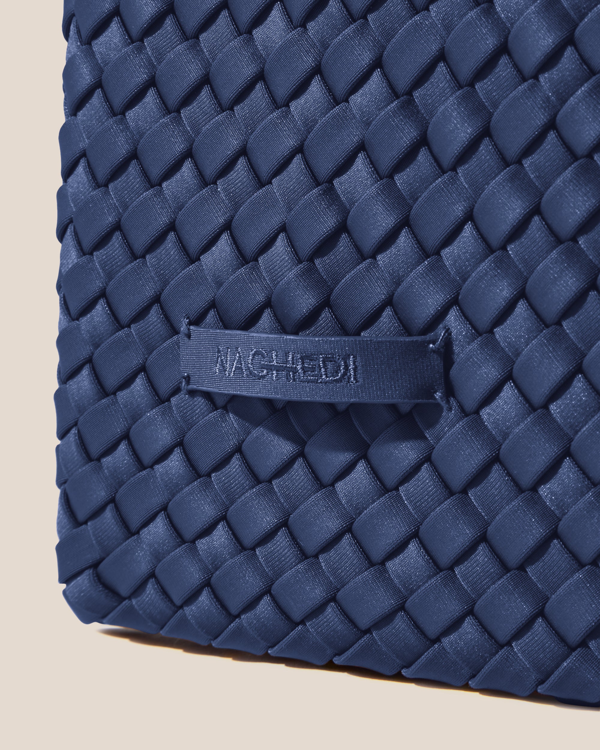 Nomad Medium Hobo in Ink Blue | Detail