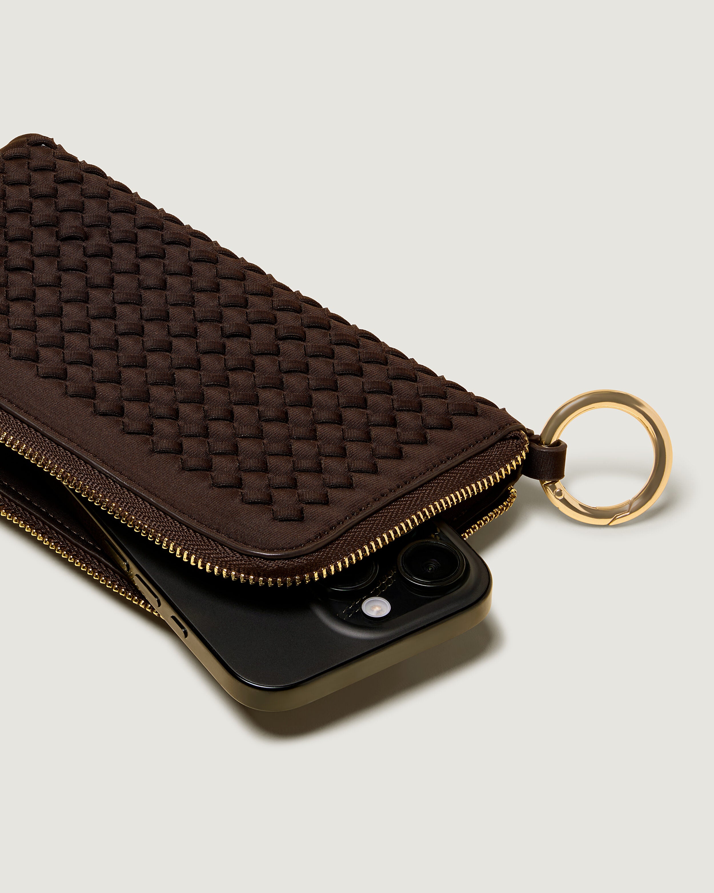 Orly Phone Case in Chocolate | Angle