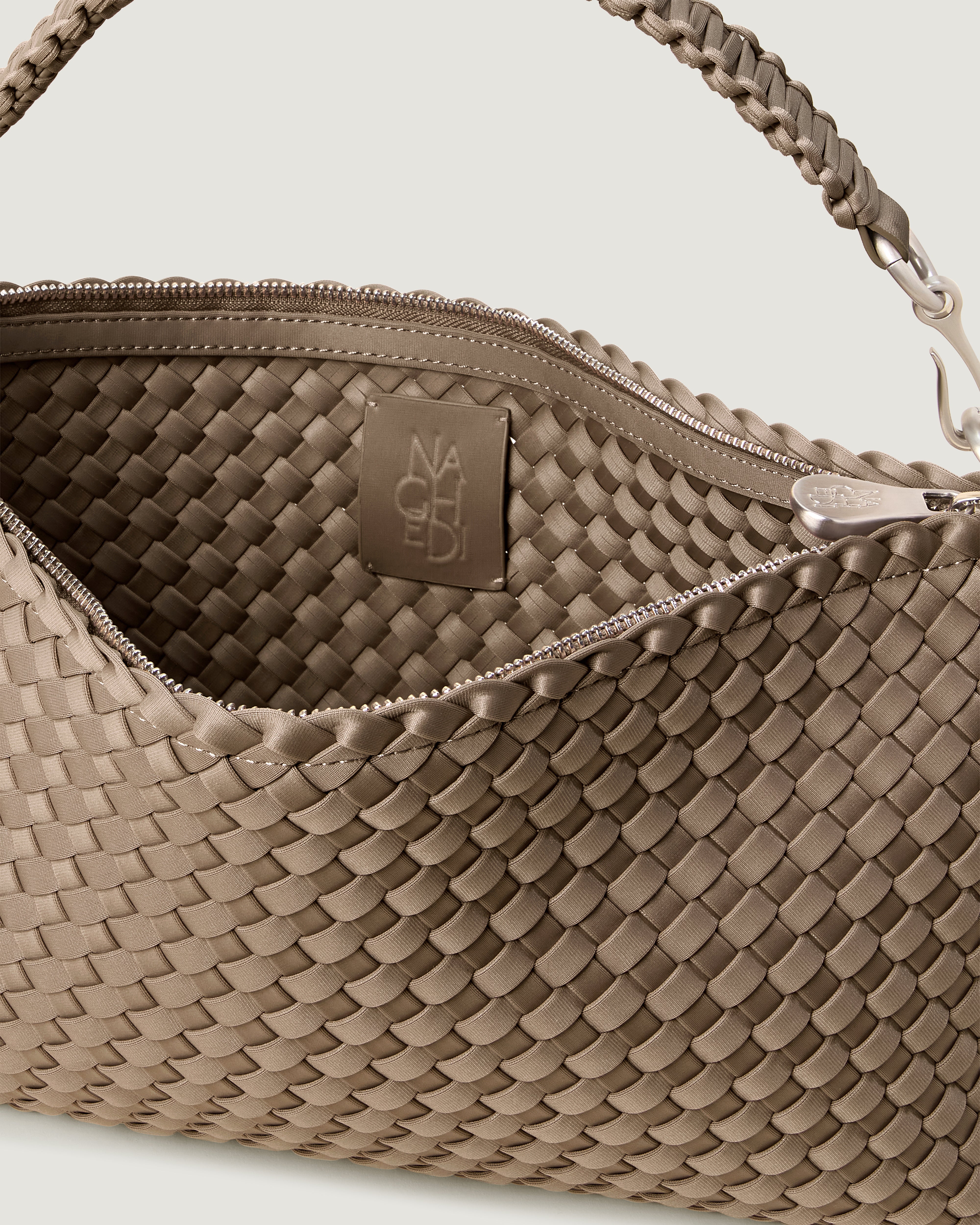 Handwoven Neoprene Shoulder Bags: Day-to-Night Luxury | NAGHEDI
