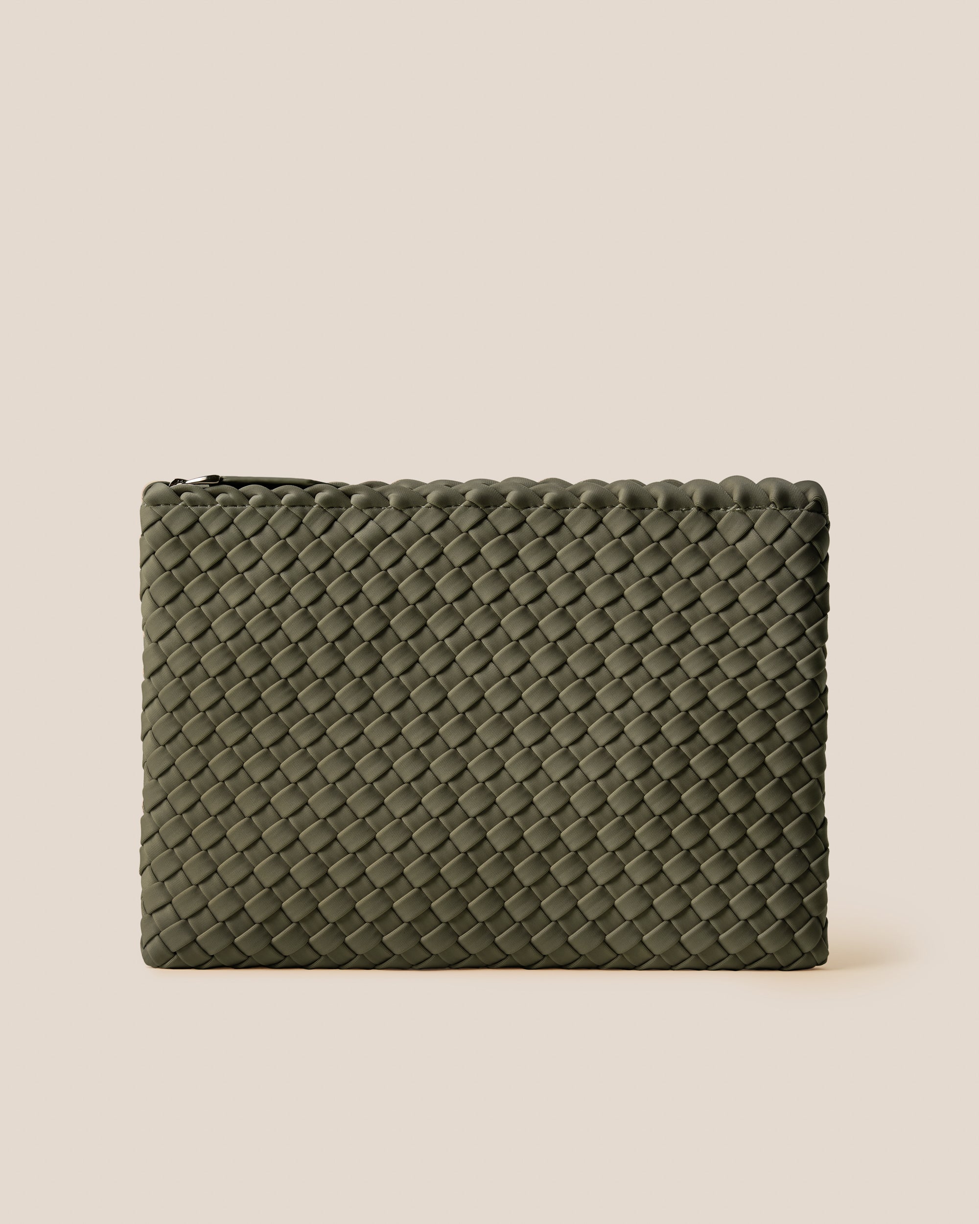 Salina Medium Pouch in Olive | Main