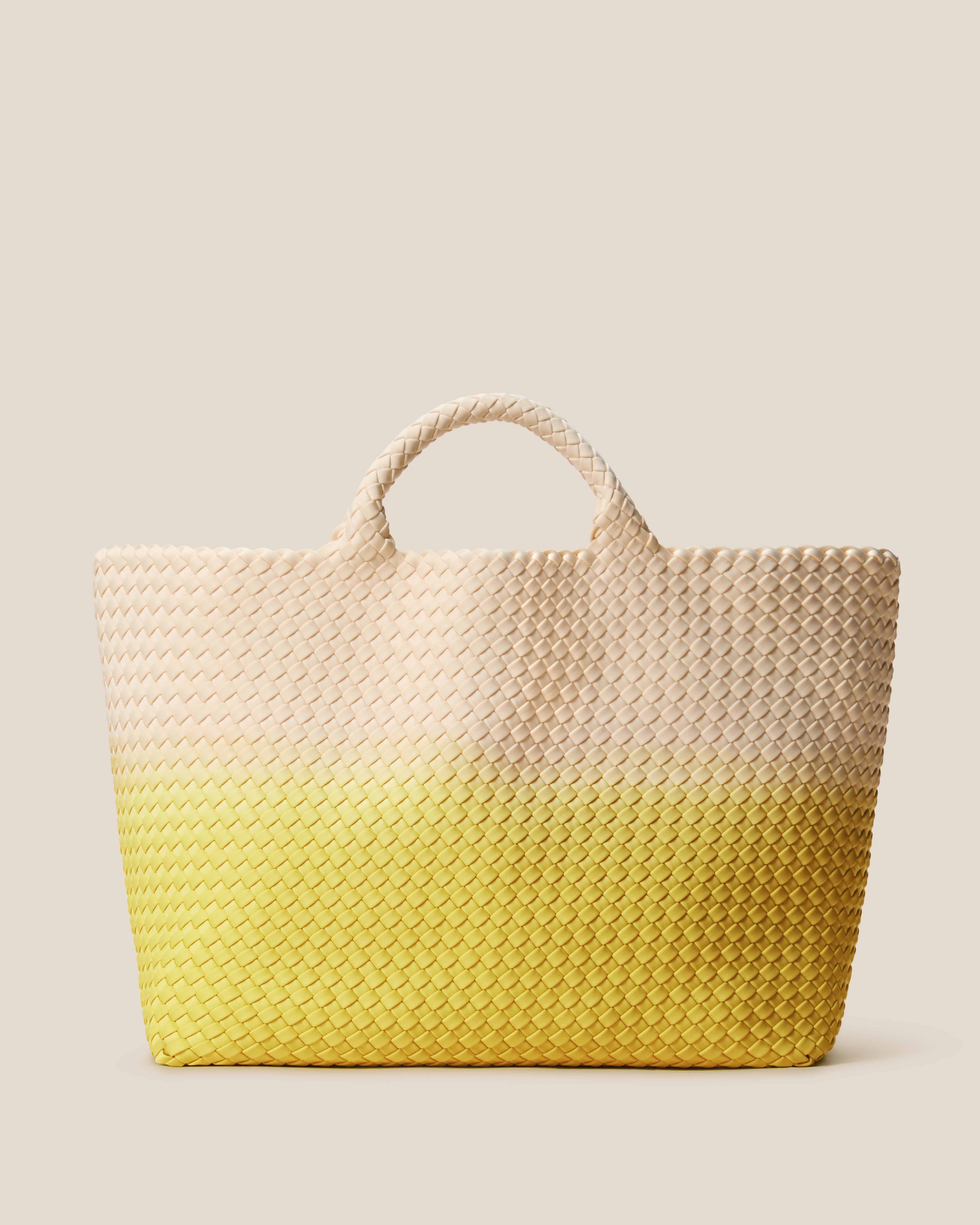 St. Barths Large Tote Dip Dyed | Ginkgo | Main