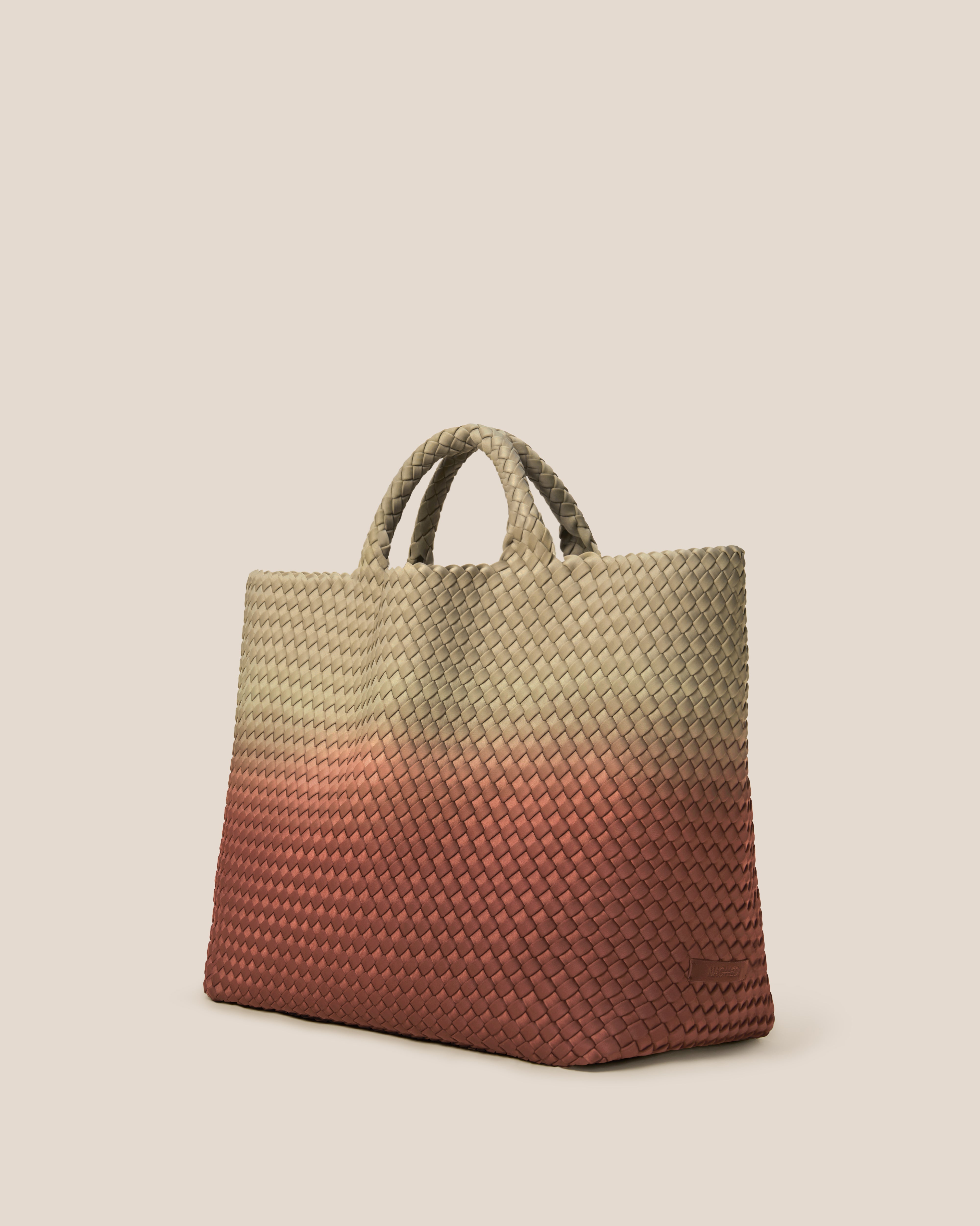 St. Barths Large Tote Dip Dyed | Java | Side