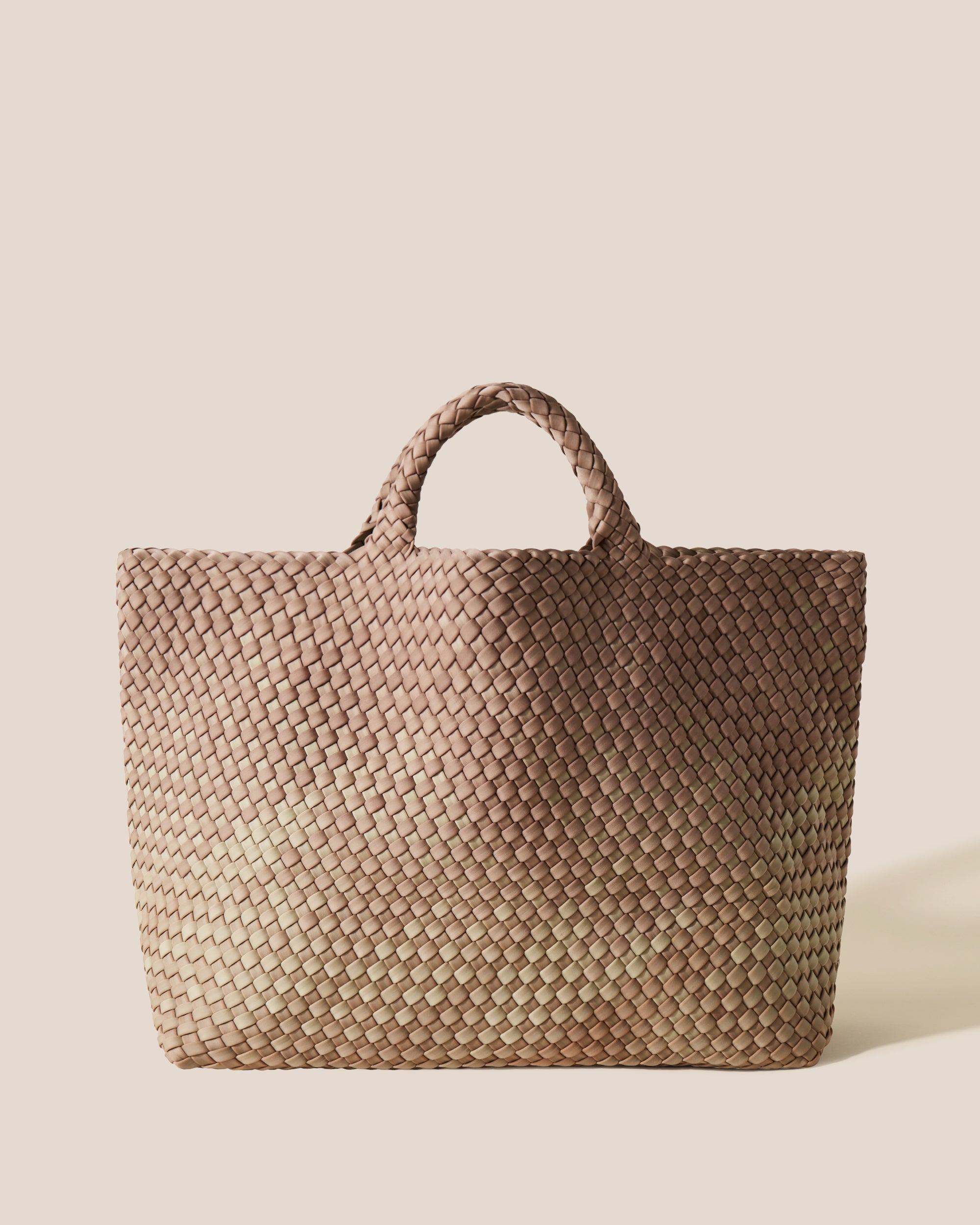 St. Barths Large Tote Graphic Ombre in Bronzed | Main