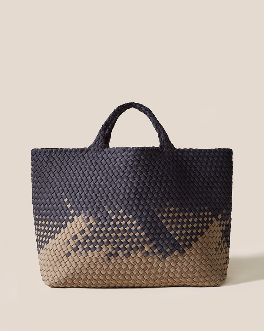 St. Barths Large Tote Graphic Ombre | Mahal | Exterior