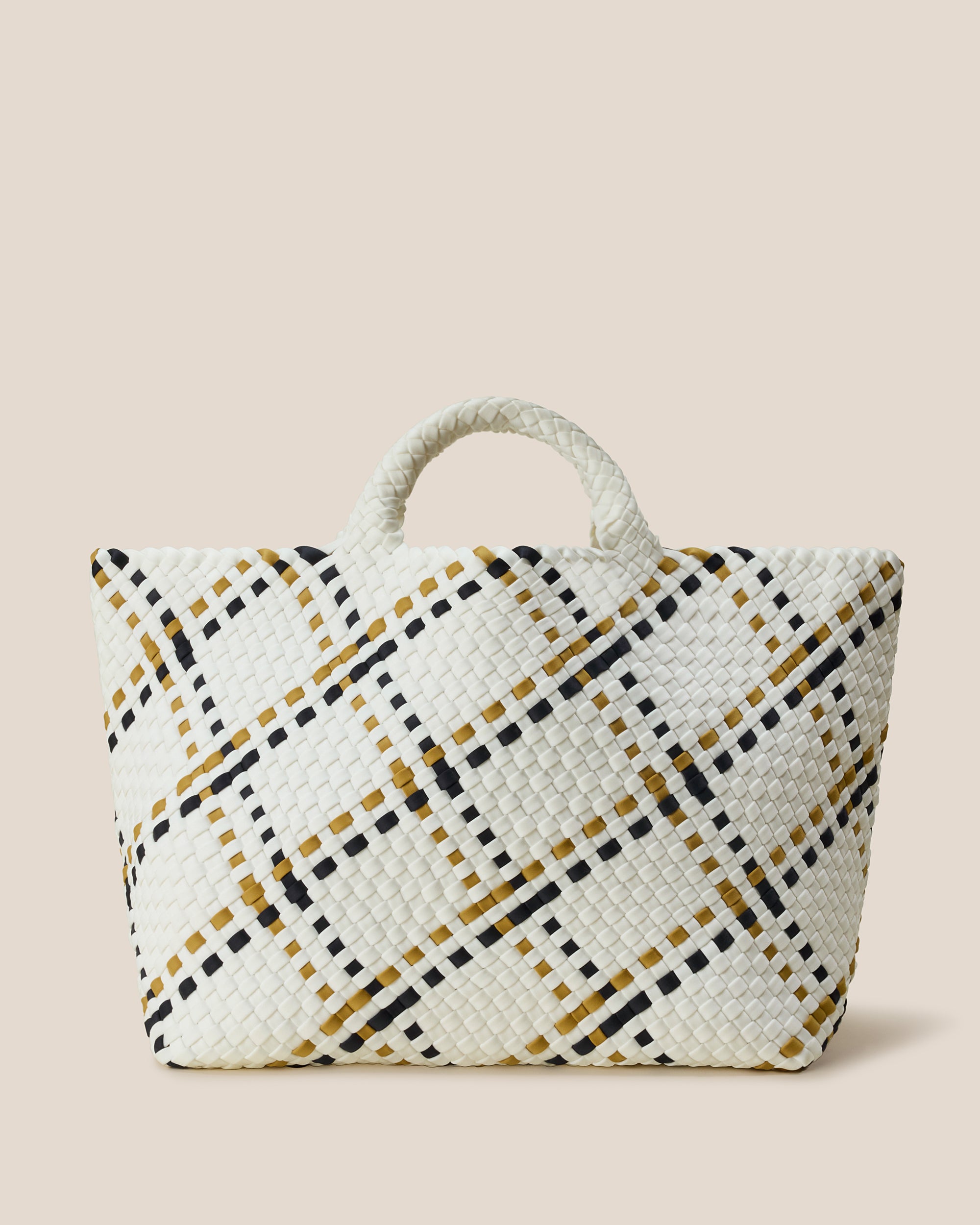 St. Barths Large Tote Plaid in Malibu | Main