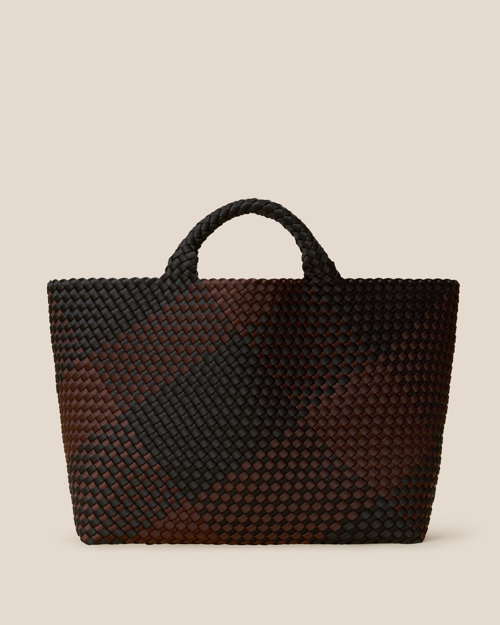 St. Barths Large Tote Plaid in Siena | Main