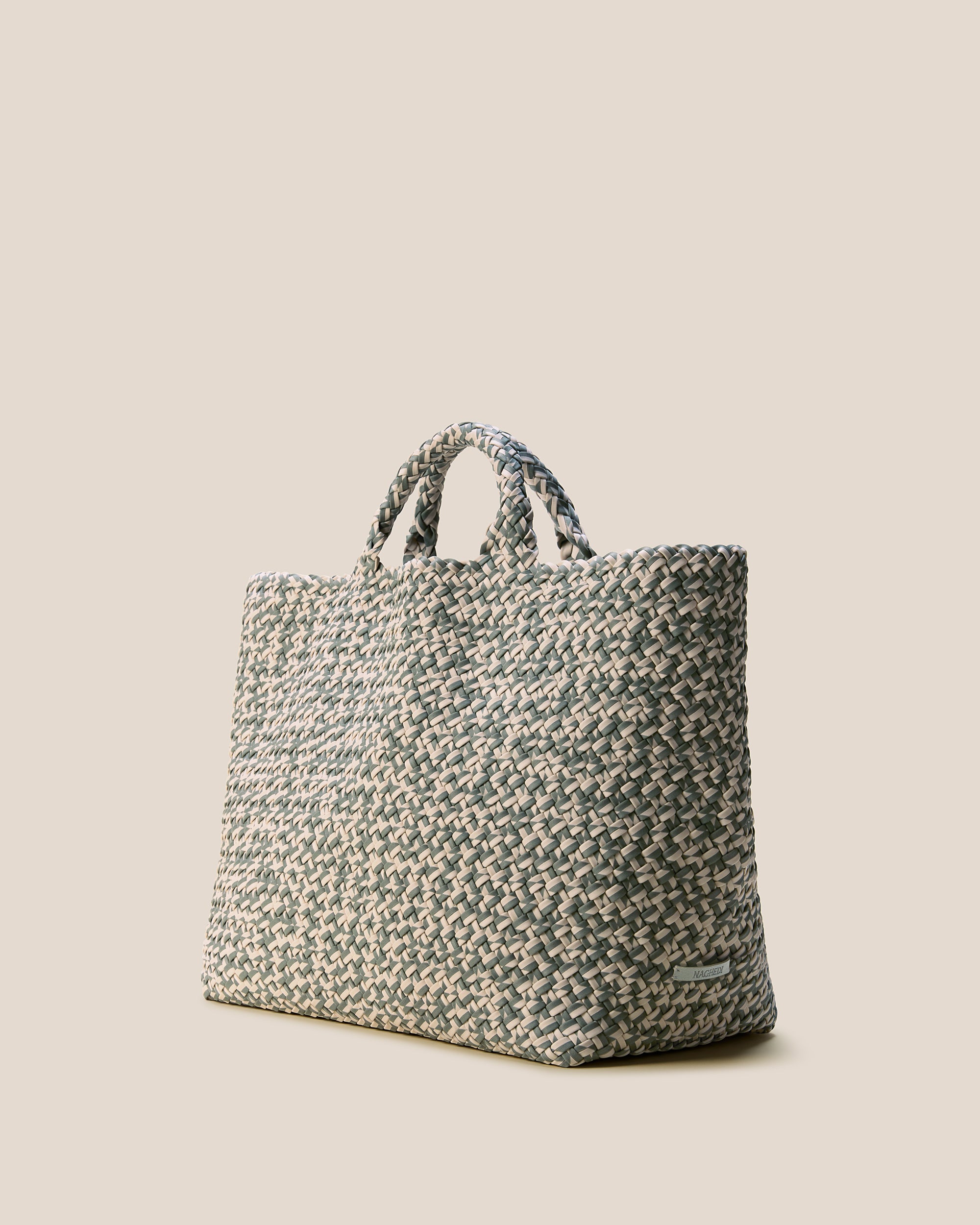 St. Barths Large Tote Prism in Papyrus | Side