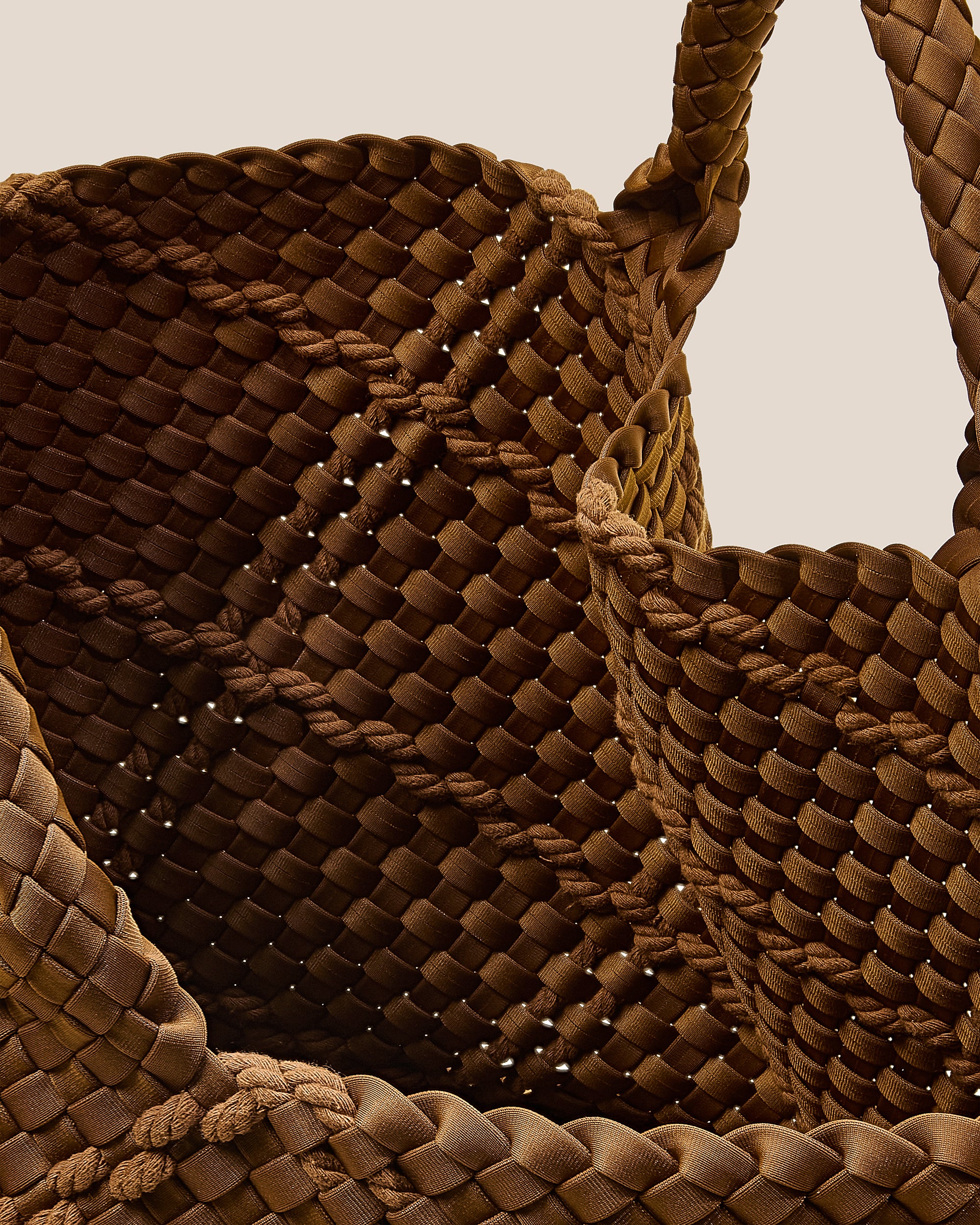 St. Barths Large Tote Rope in Harbor | Interior