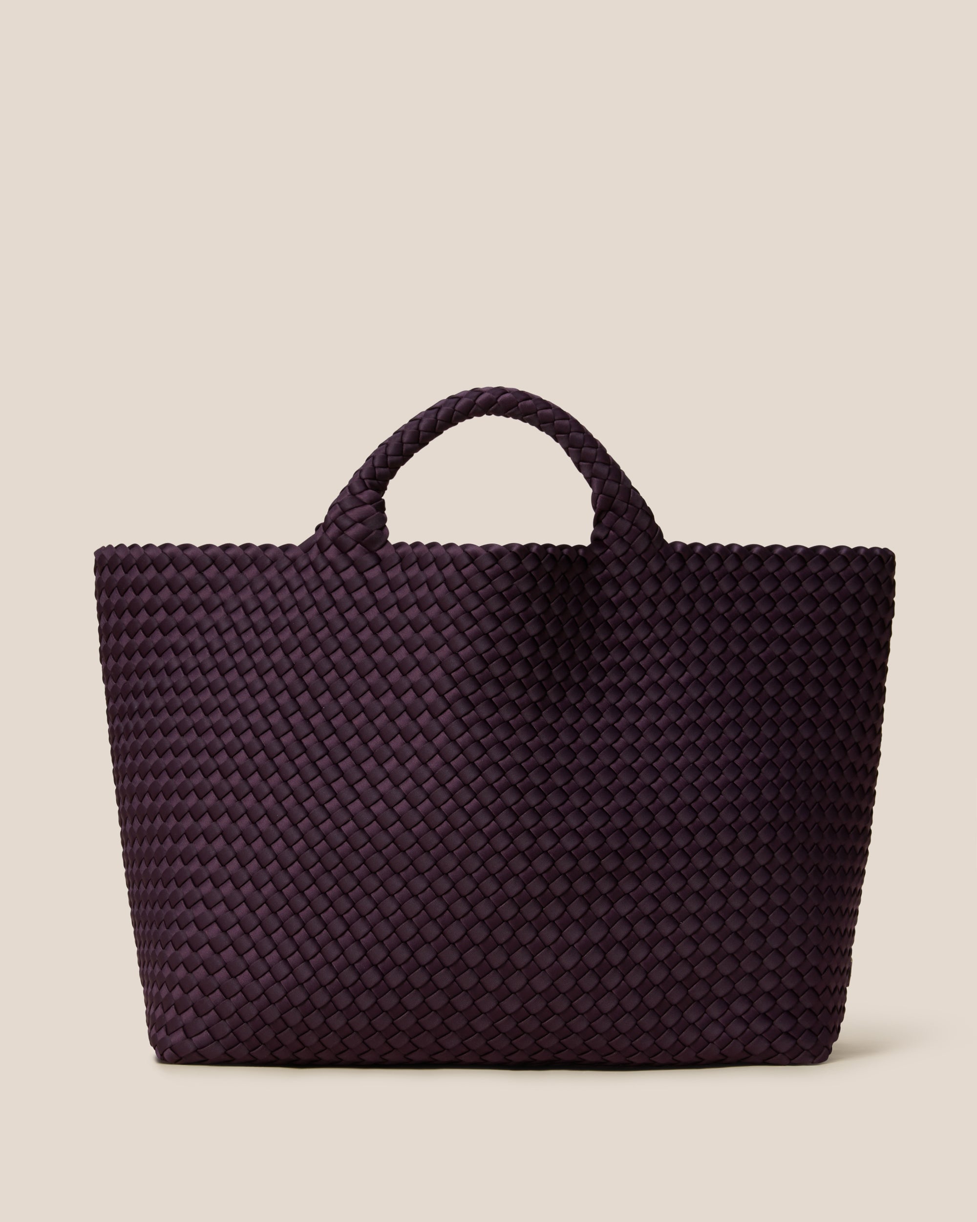 St. Barths Large Tote in Aubergine | Main