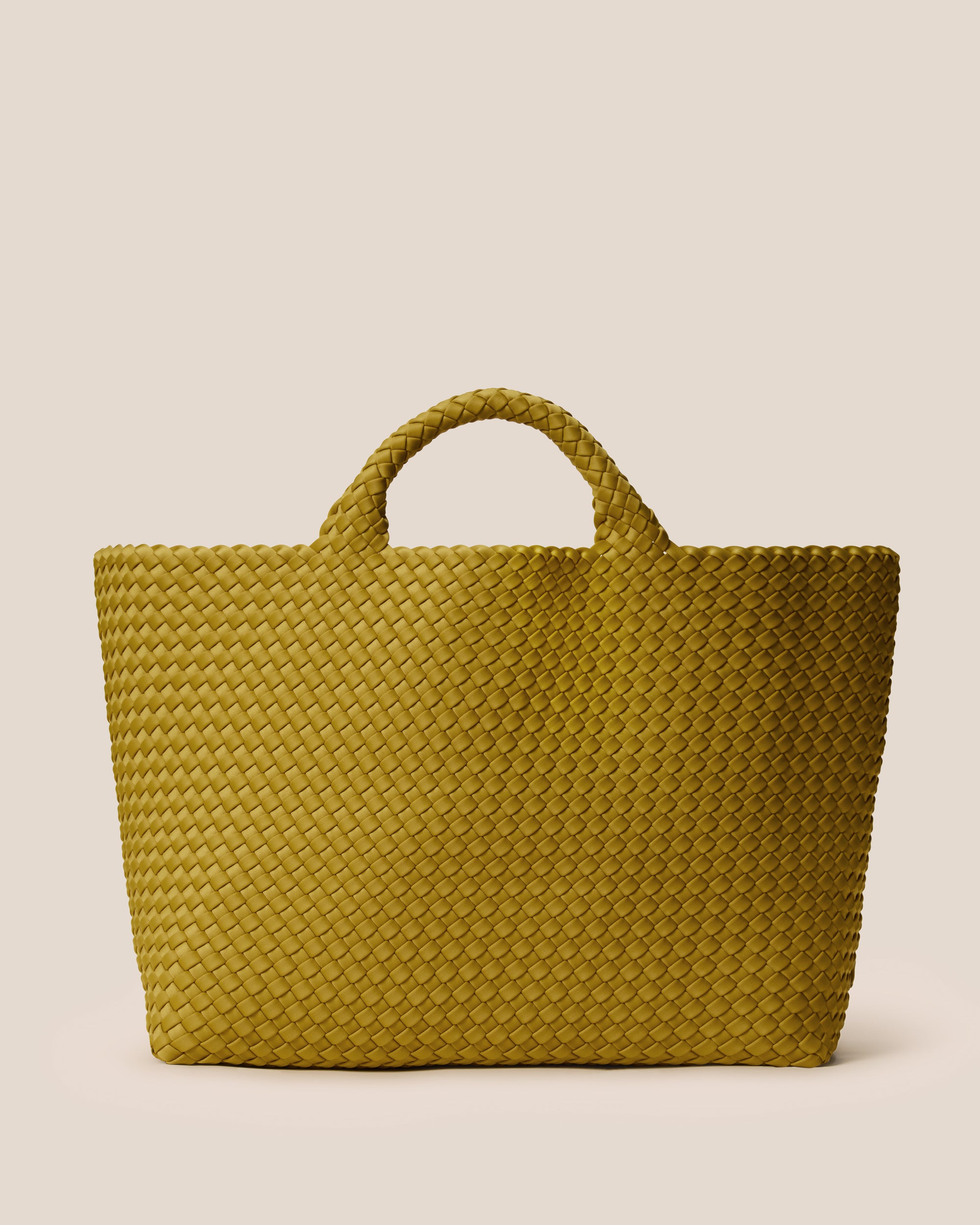 St. Barths Large Tote in Chartreuse | Main