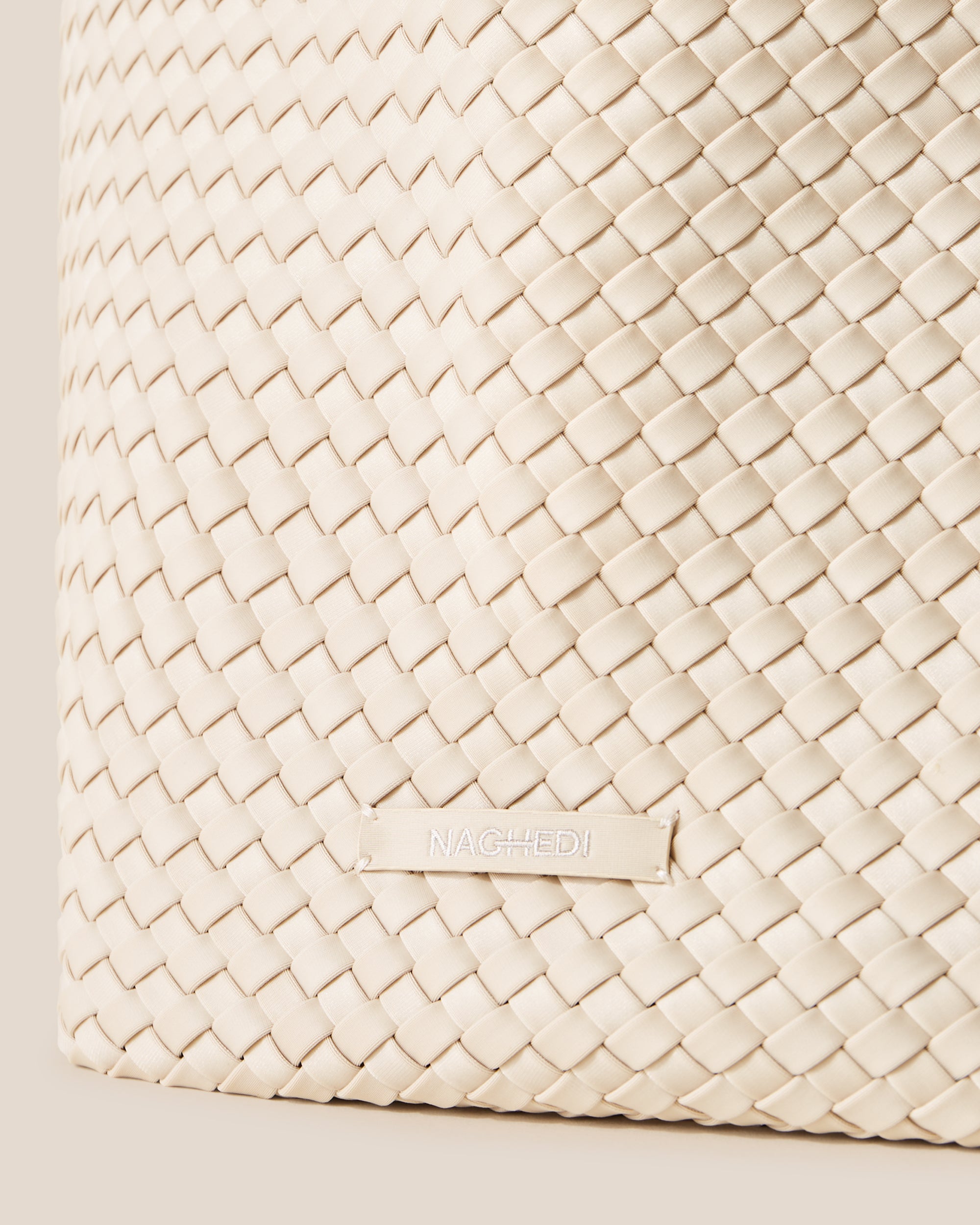 St. Barths Large Tote in Ecru | Detail