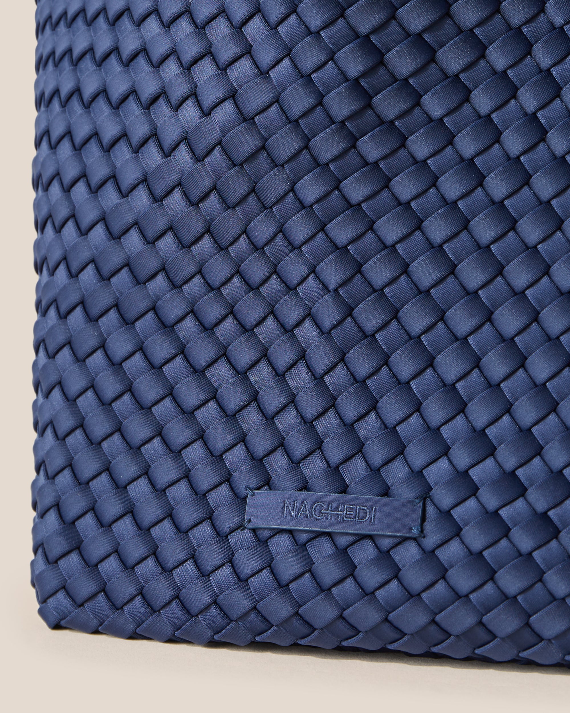 St. Barths Large Tote in Ink Blue | Detail
